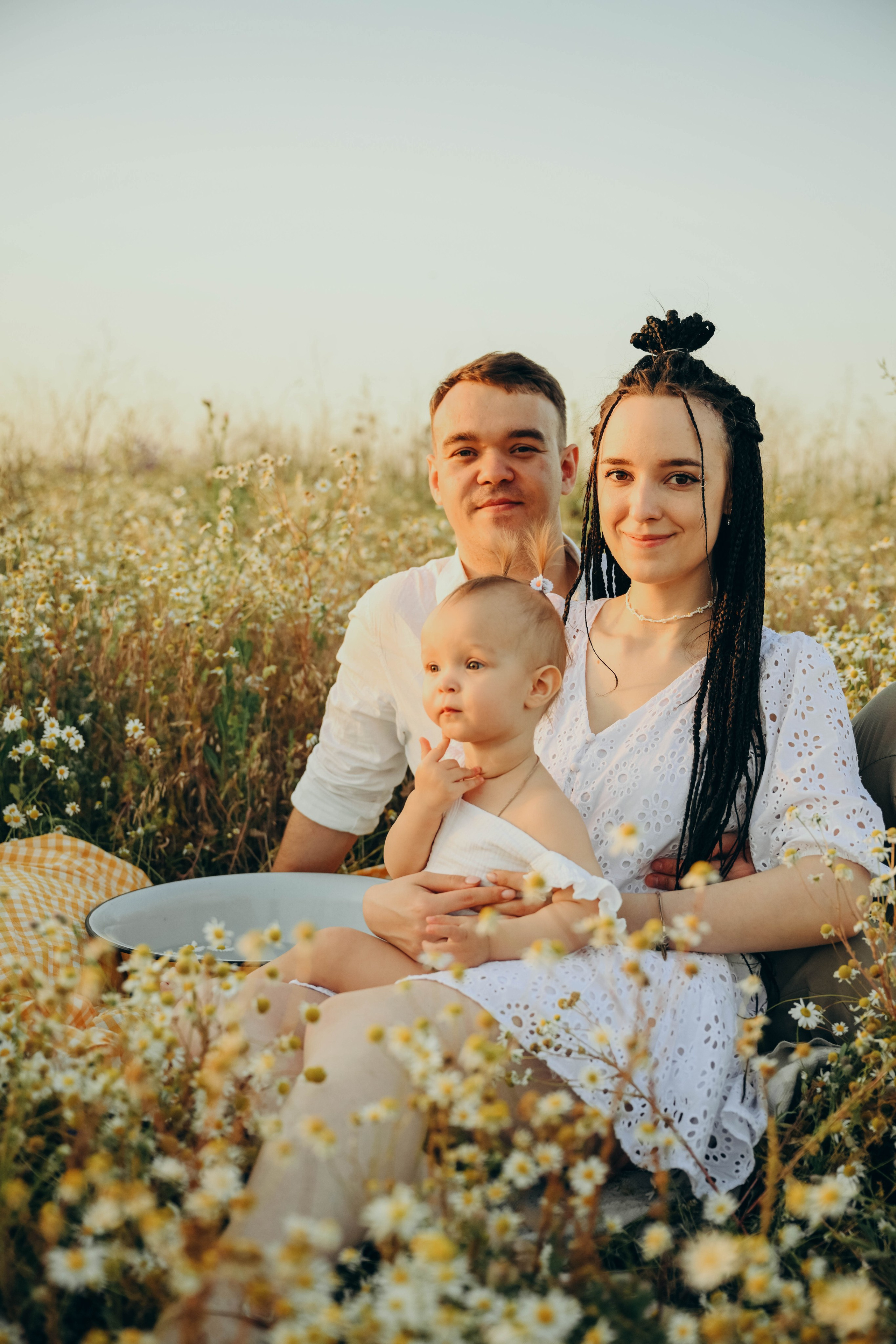 Ромашковое поле. Семейный фотограф в Москве Люберцах Ирина Вронская