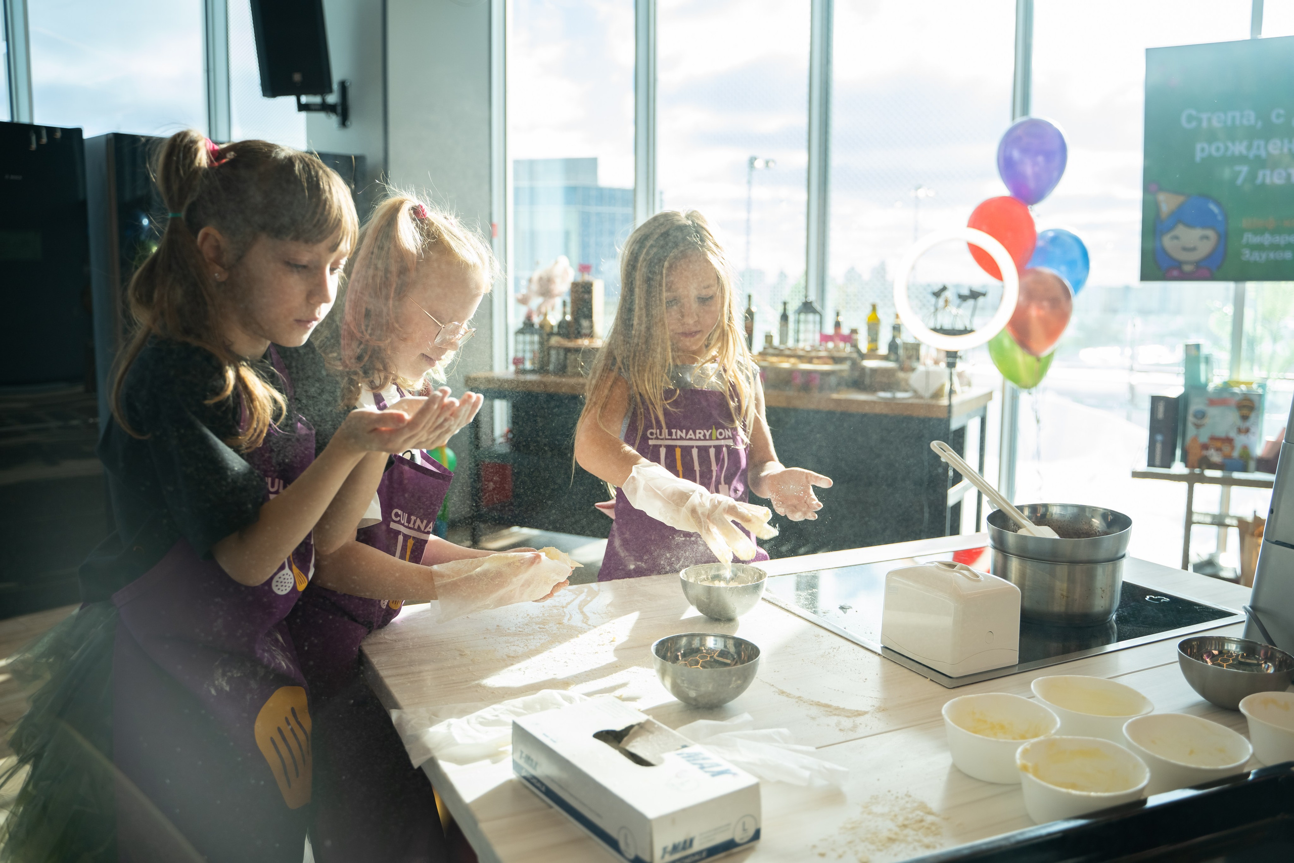 День Рождения в кулинарной студии. Фотограф в Одинцово, Москве