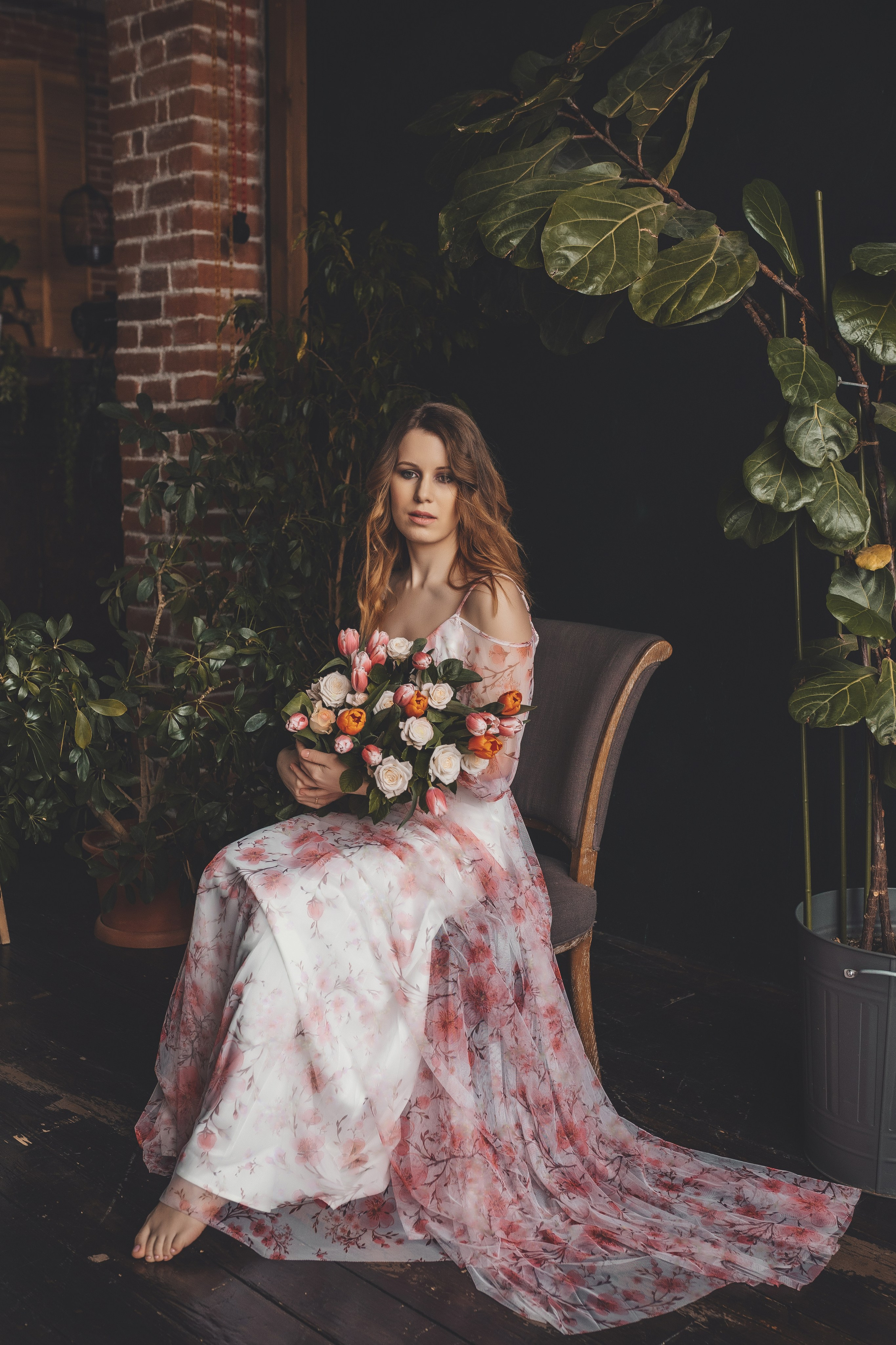 Весенняя Фотосессия в студии. Семейный и женский фотограф в Москве Надежда Воробьева