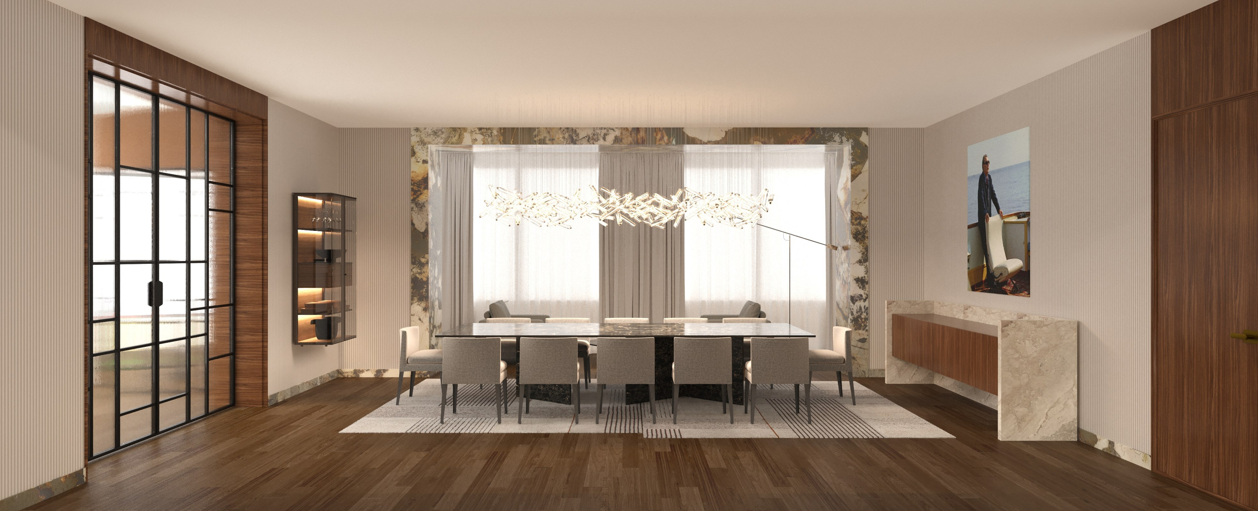 Квартира/ Звенигородское шоссе, г. Москва. Визуализация и анимация в Москве — Андрей Епифанов