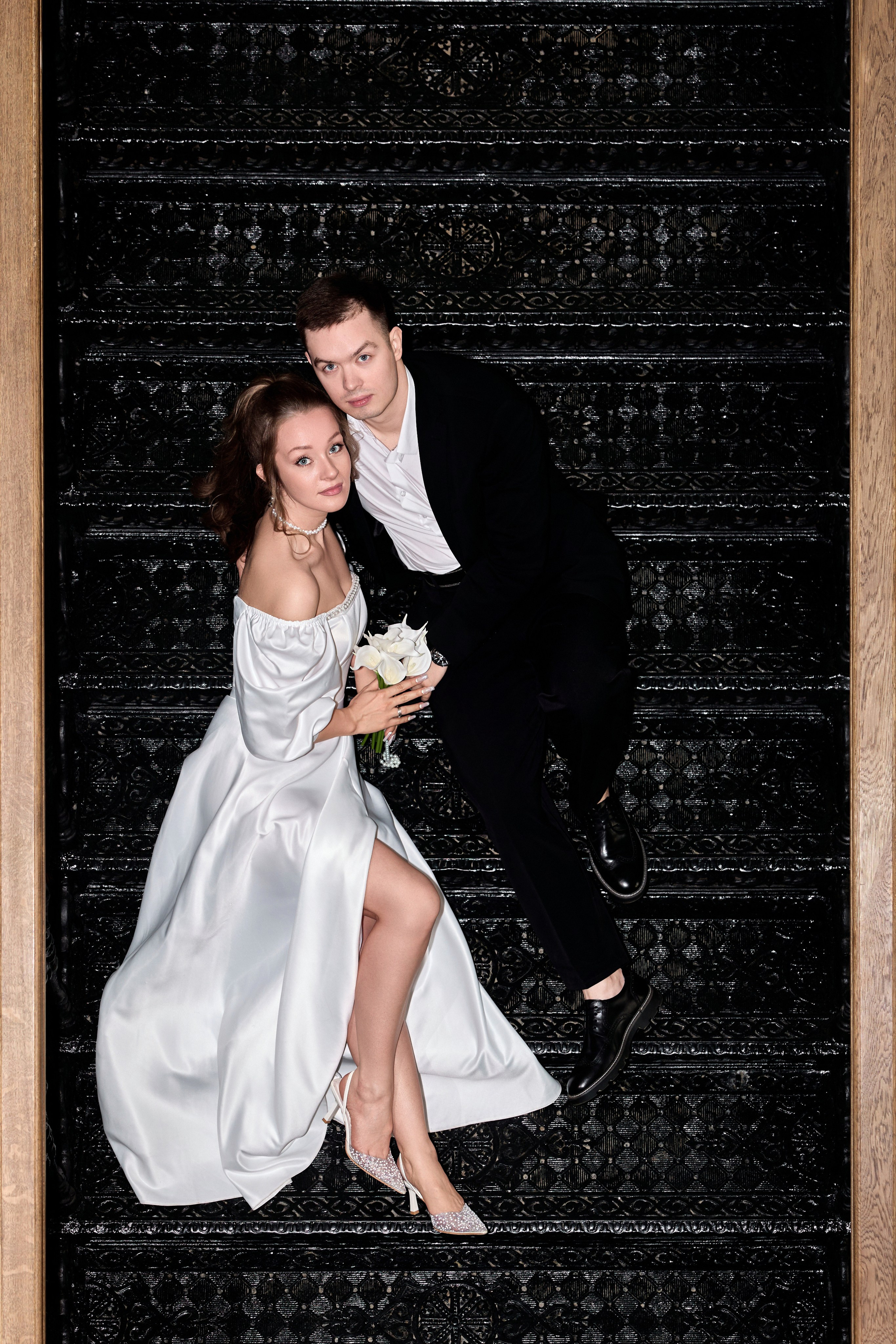 Свадебная фотосессия в гостинице и в студии