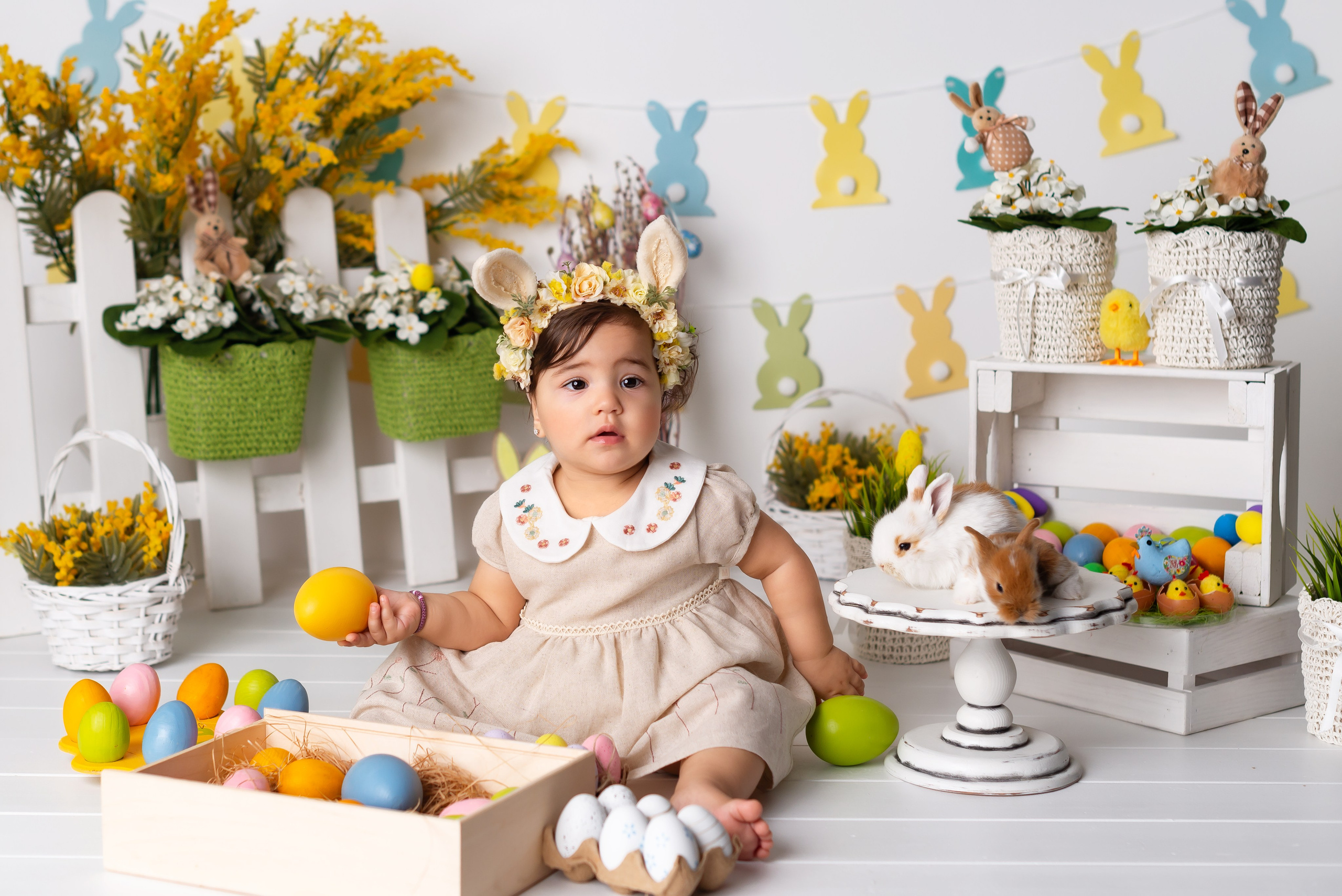 Пасхальная фотосессия малыша. Детская фотостудия «Мандаринка» | Детский фотограф Краснодар