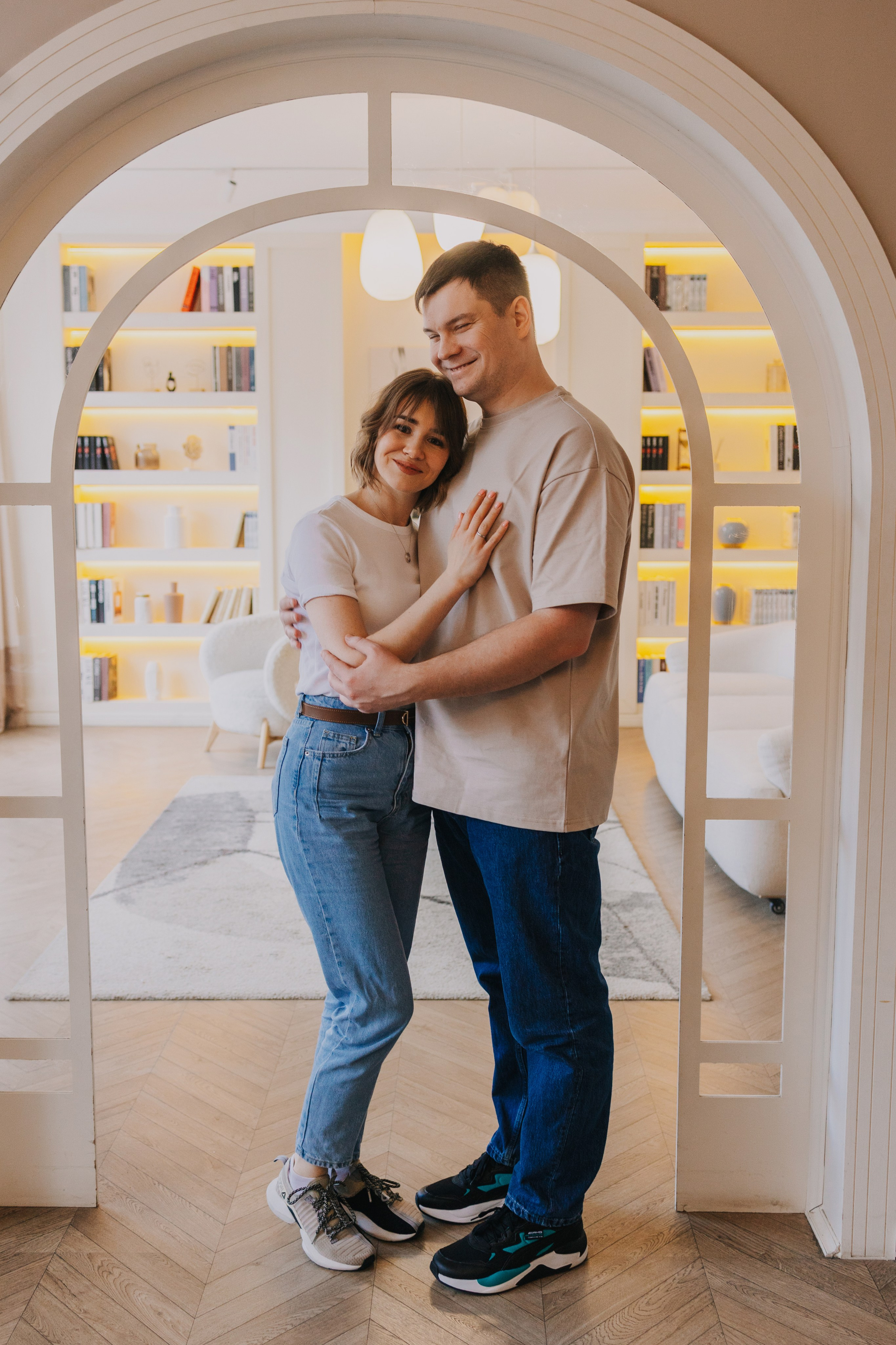 Большая семья. Домашняя фотосессия