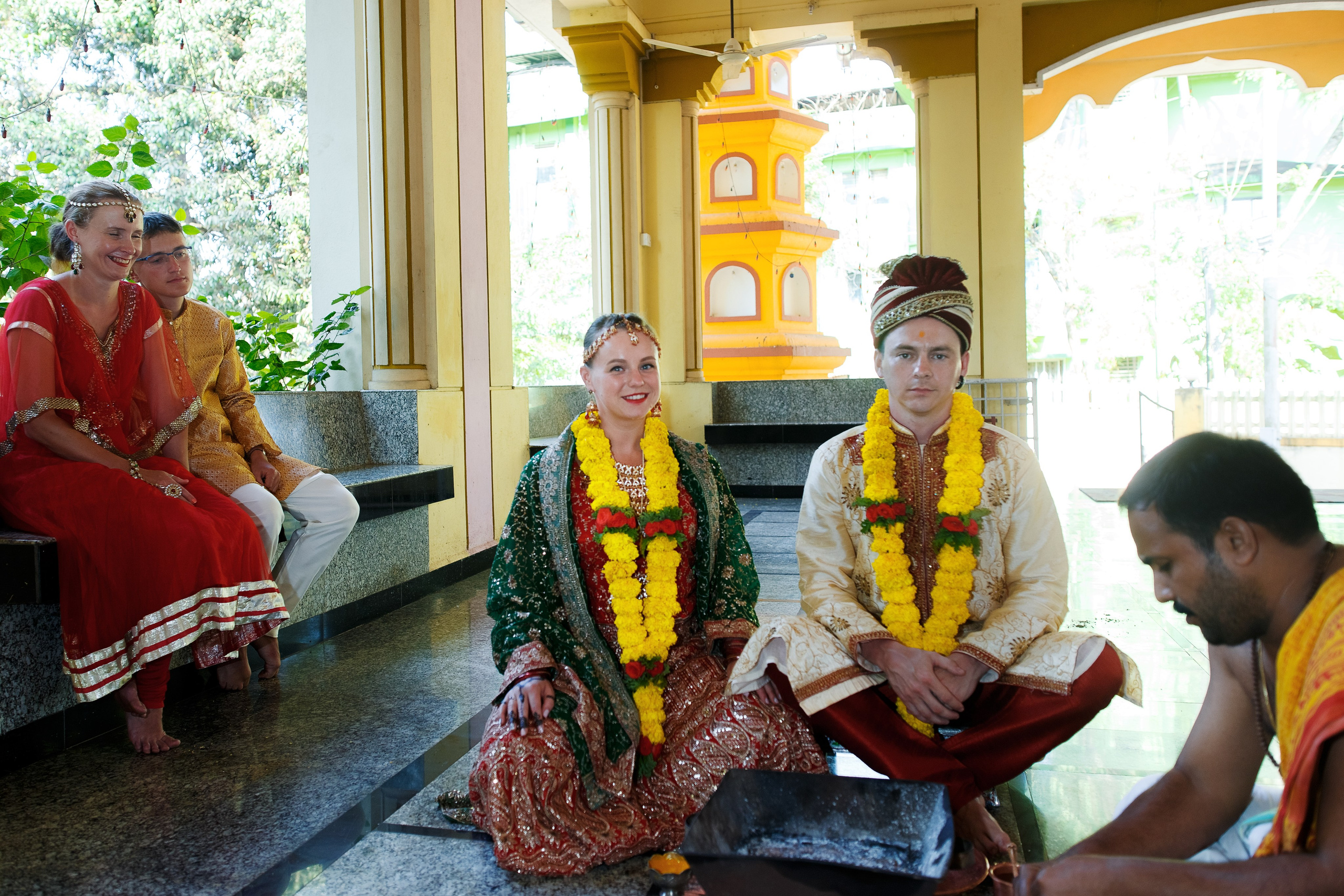 Церемония в индийском храме