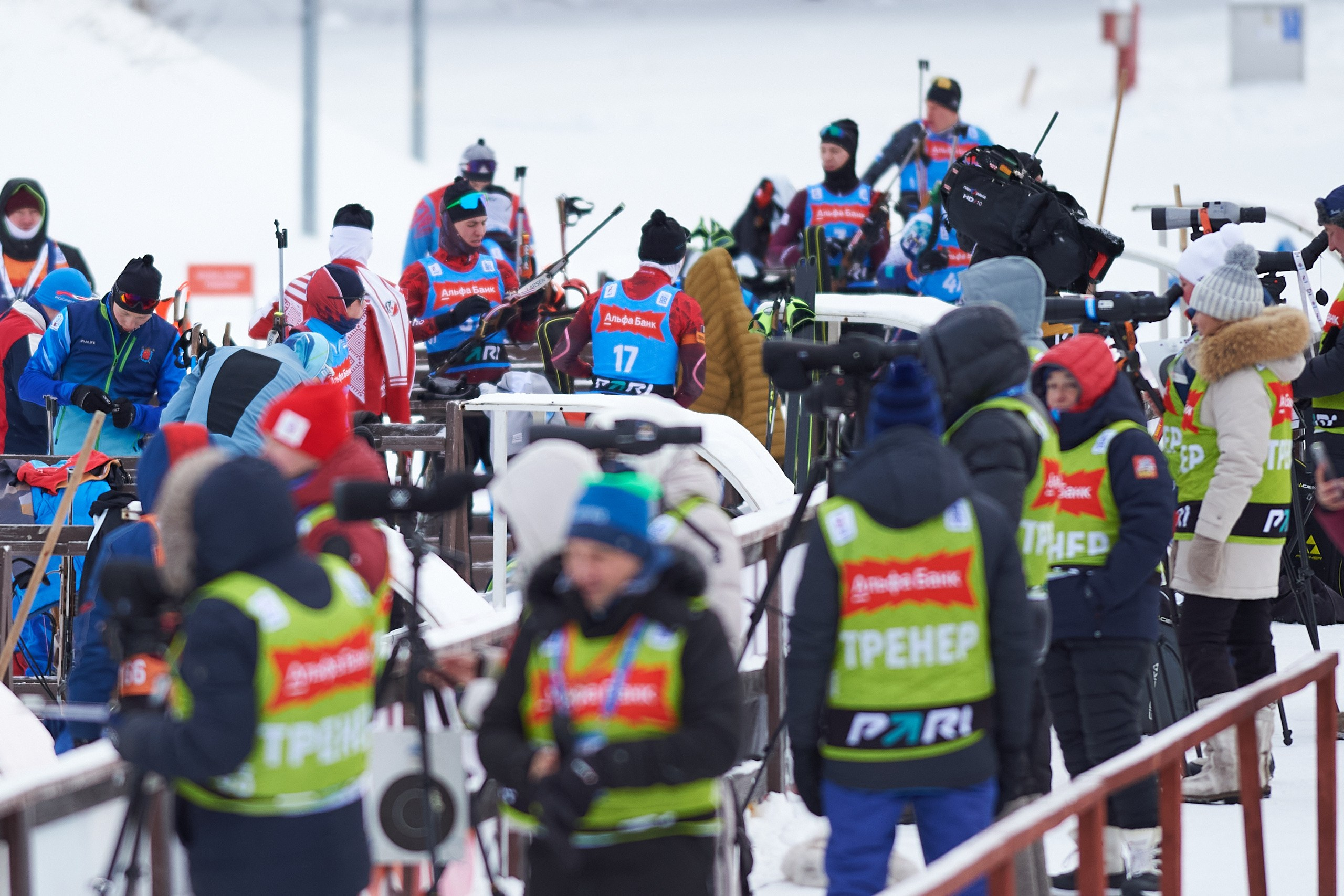 Биатлон. Чемпионат России — 2024/2025, 3-й этап, Ижевск. Ижевская винтовка. Спортивный репортажный фотограф в Ижевске Сергей Мерзляков
