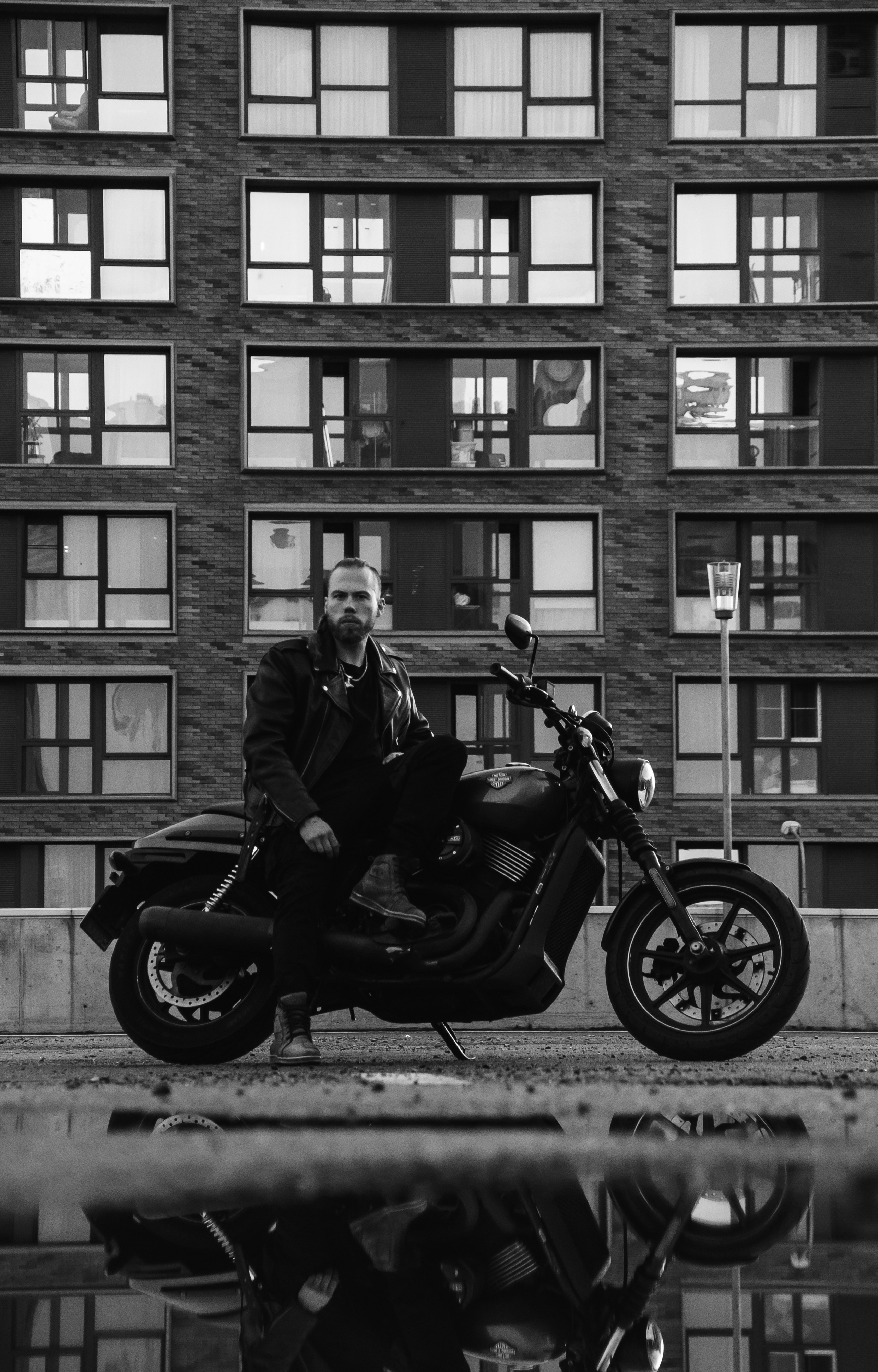 Иван и Harley Davidson. Наталия Фролова. Фотограф. Москва