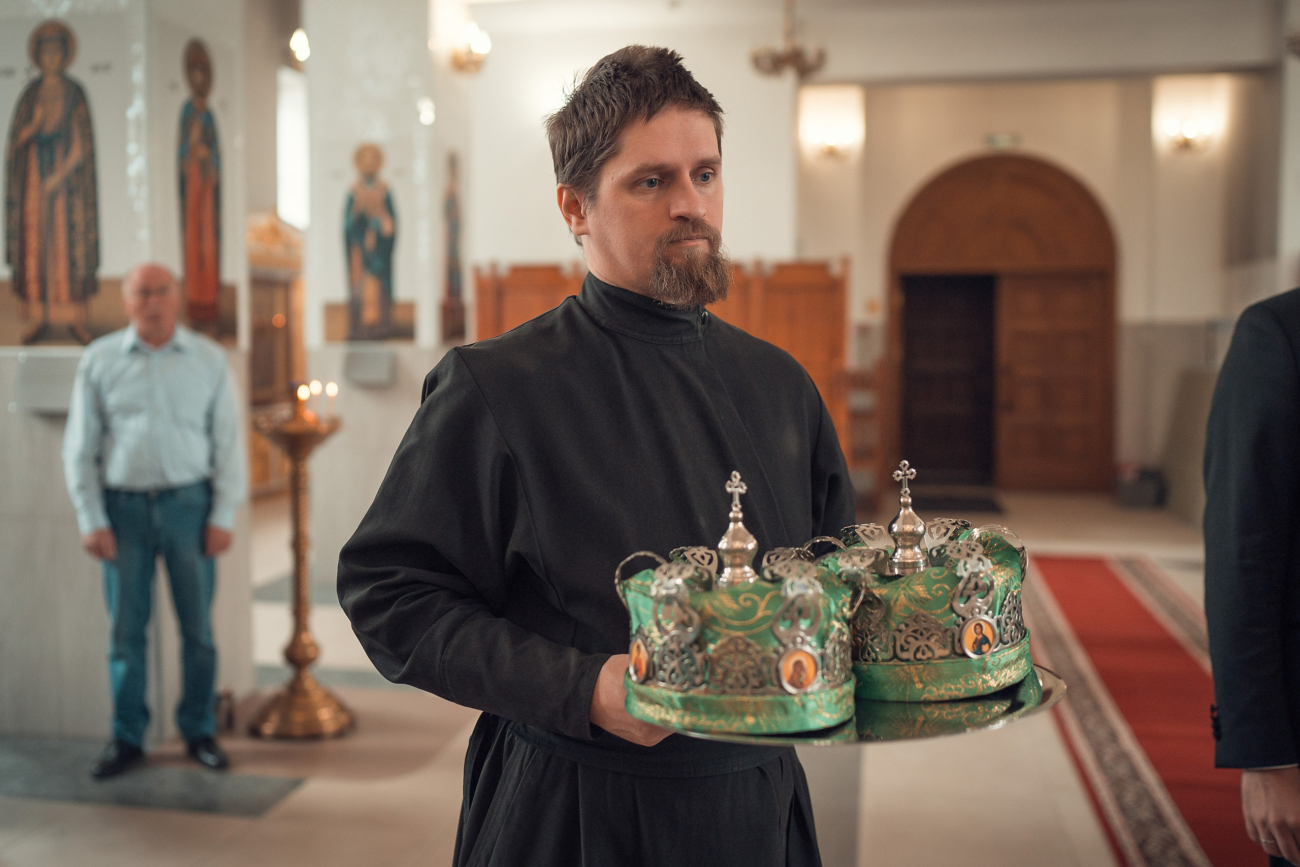 Таинство Венчания Ивана и Полины Храм Феодора Тирона. Фотограф на Крещение и Венчание в Красноярске Рамазанова Юлия