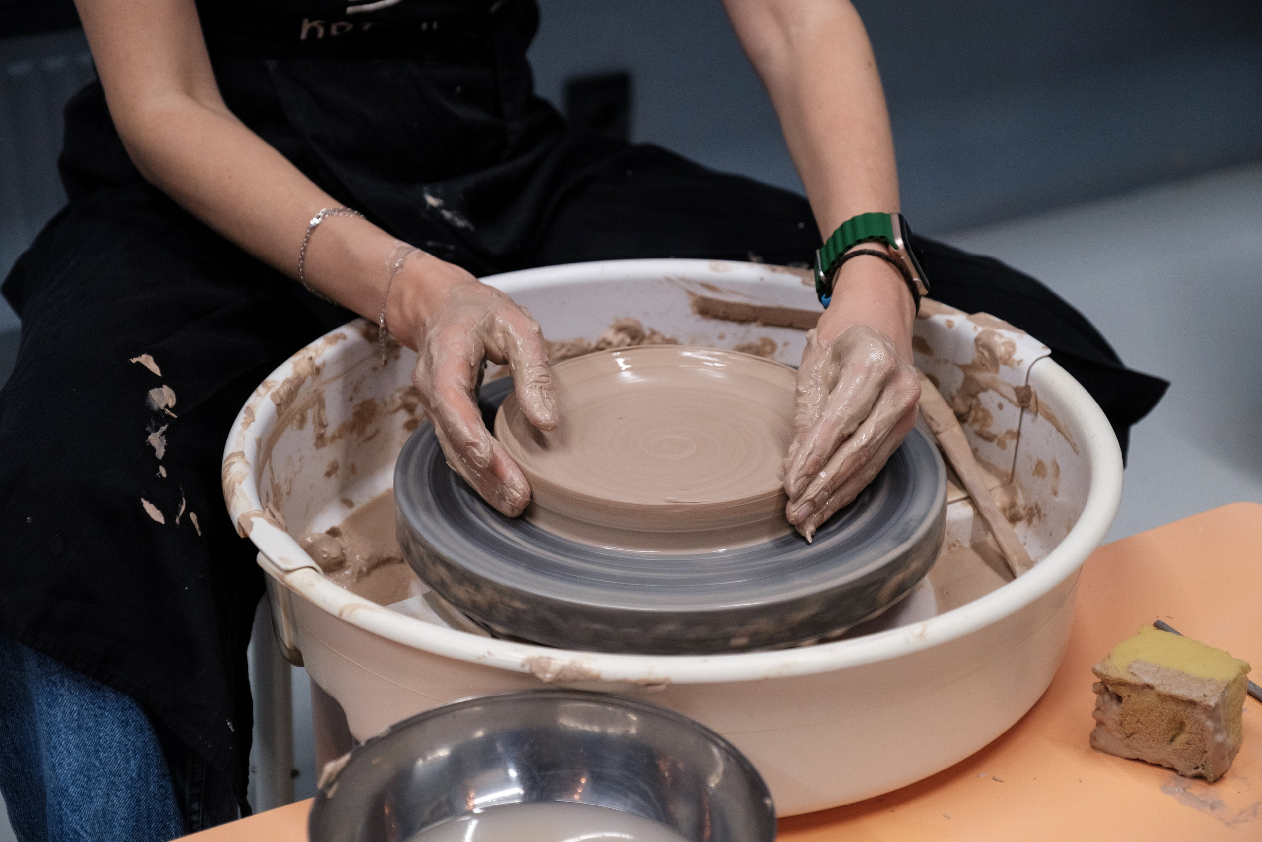 День рождения в студии керамики. Семейный и детский фотограф в Москве Светлана Потемкина