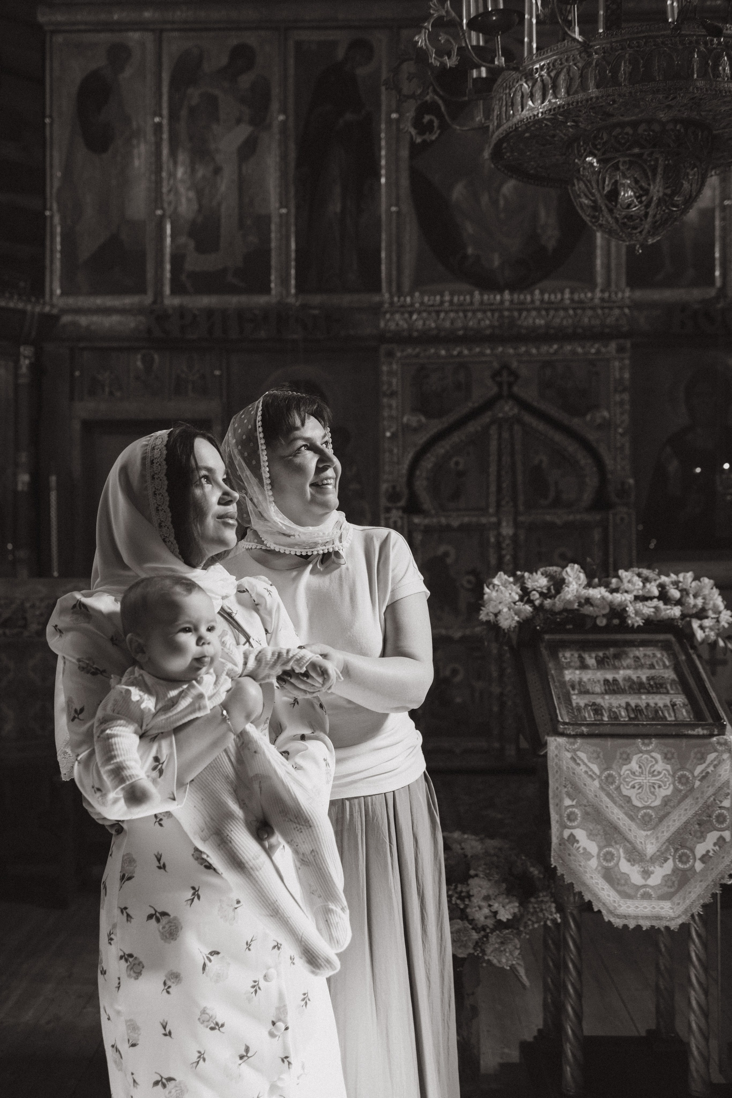 Крещение Машеньки. Семейный фотограф в Москве Валерия Ходько