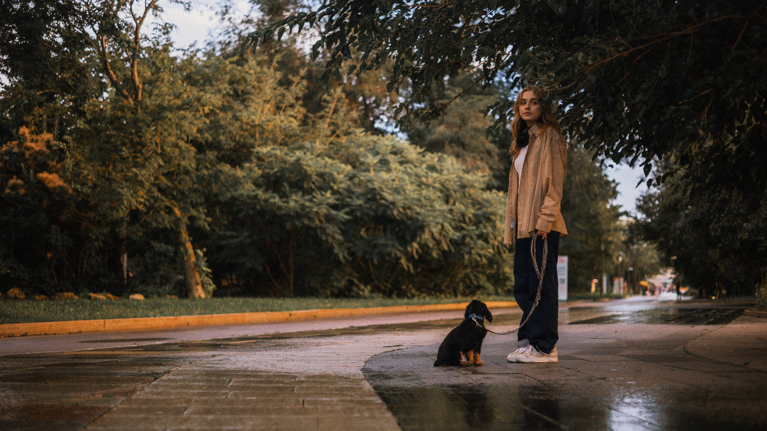 Аня и Ривер. Фотограф-анималист Богданова Полина