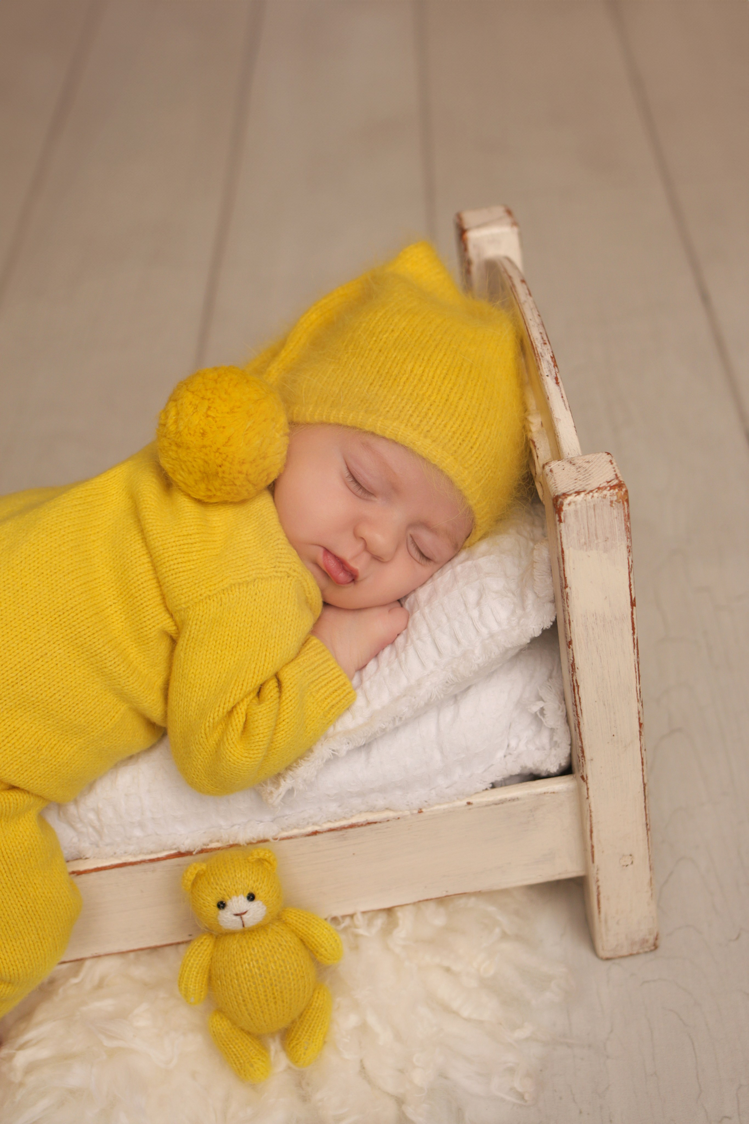 Ньюборн съемка Ксюшеньки 1,5 месяца. Детский фотограф новорожденных в Москве и Московской области Анна