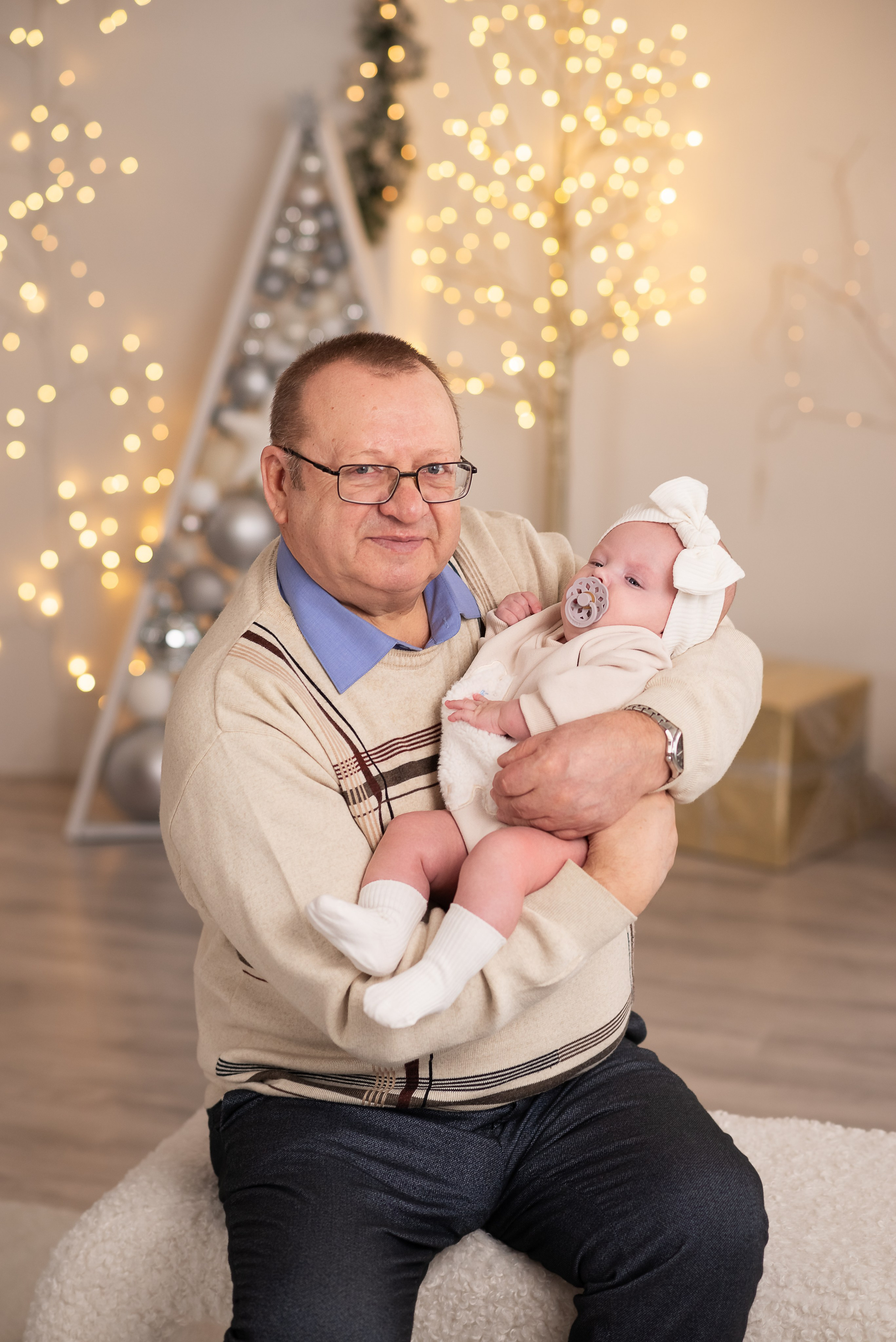 Новогодняя фотосессия большой семьи. Фотограф новорожденных Екатеринбург, Первоуральск