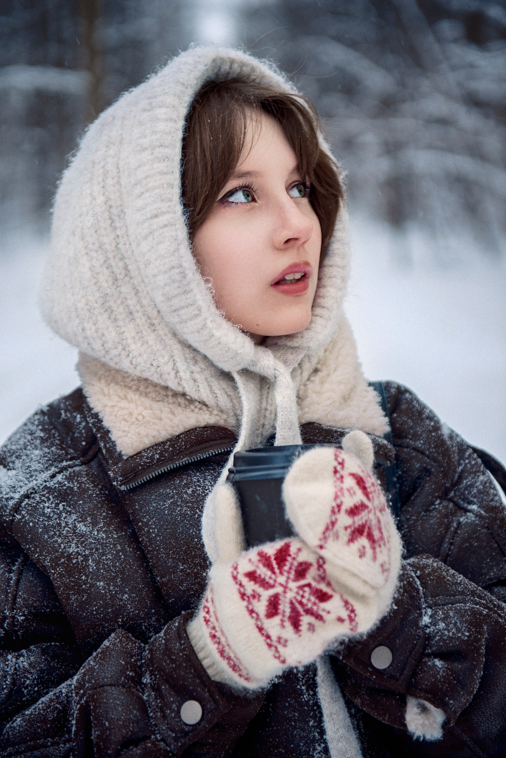 Зимние прогулочные фотосессии