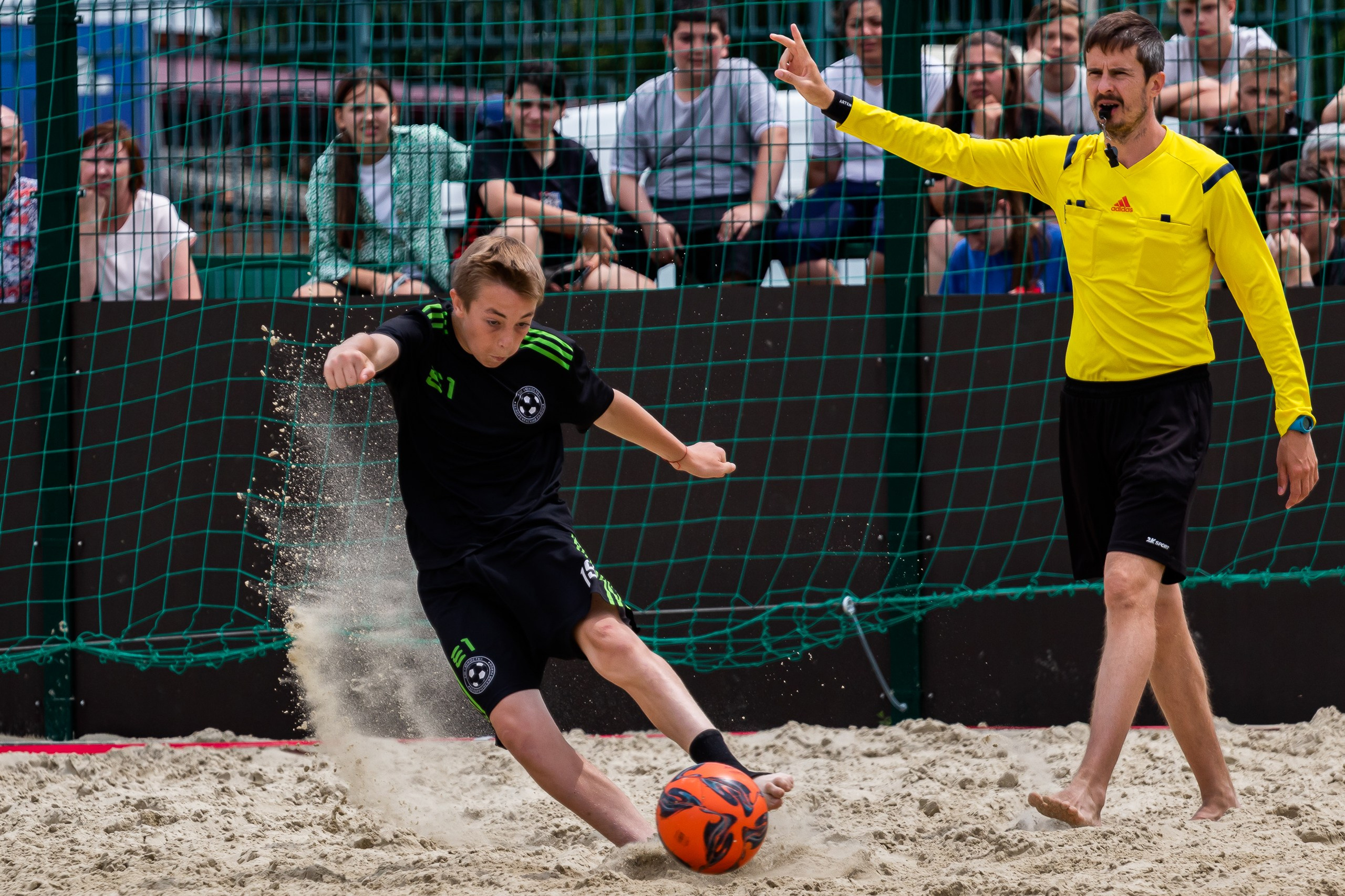 Первенство края по пляжному футболу. Фотограф из Краснодара Андрей Тукан