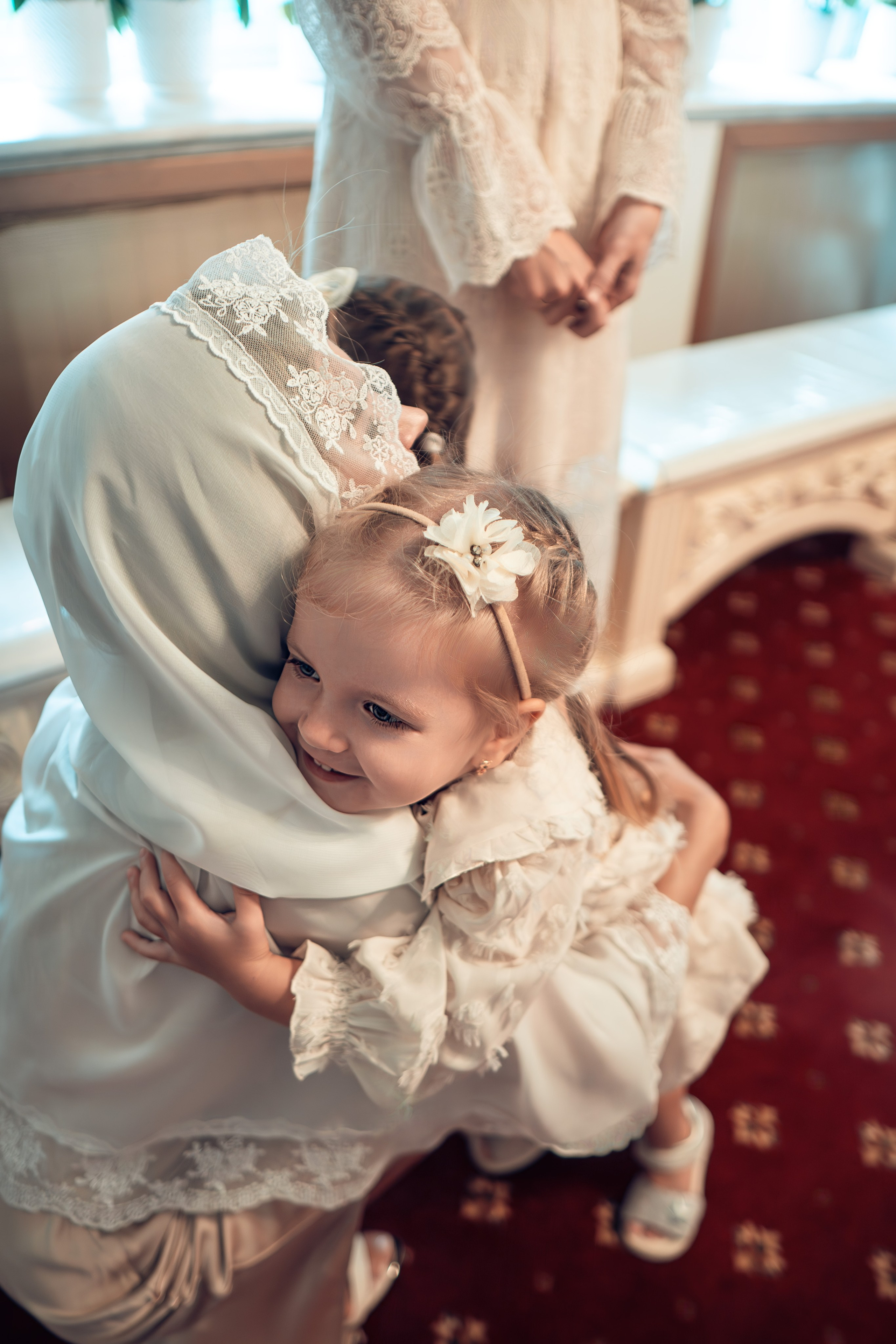 Таинство Крещения Евы и Софии