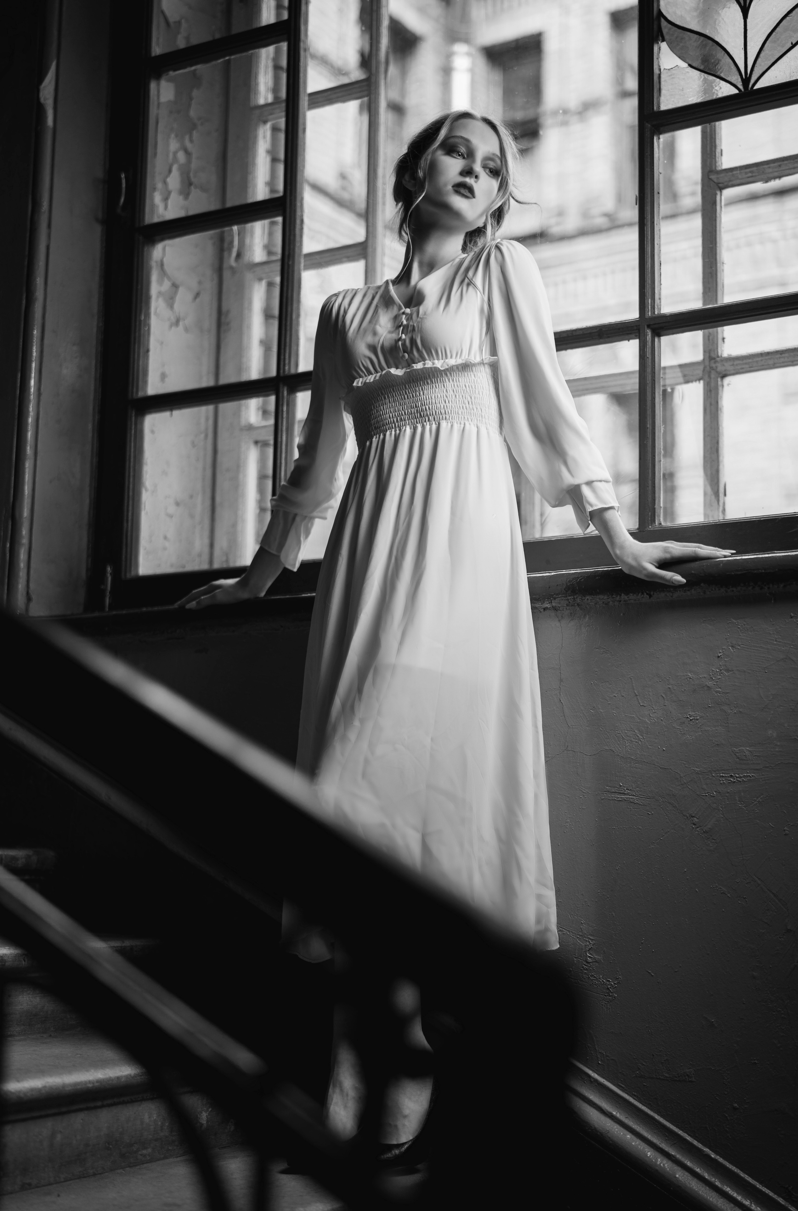 Маша и парадные. Фотограф Сергей Танков