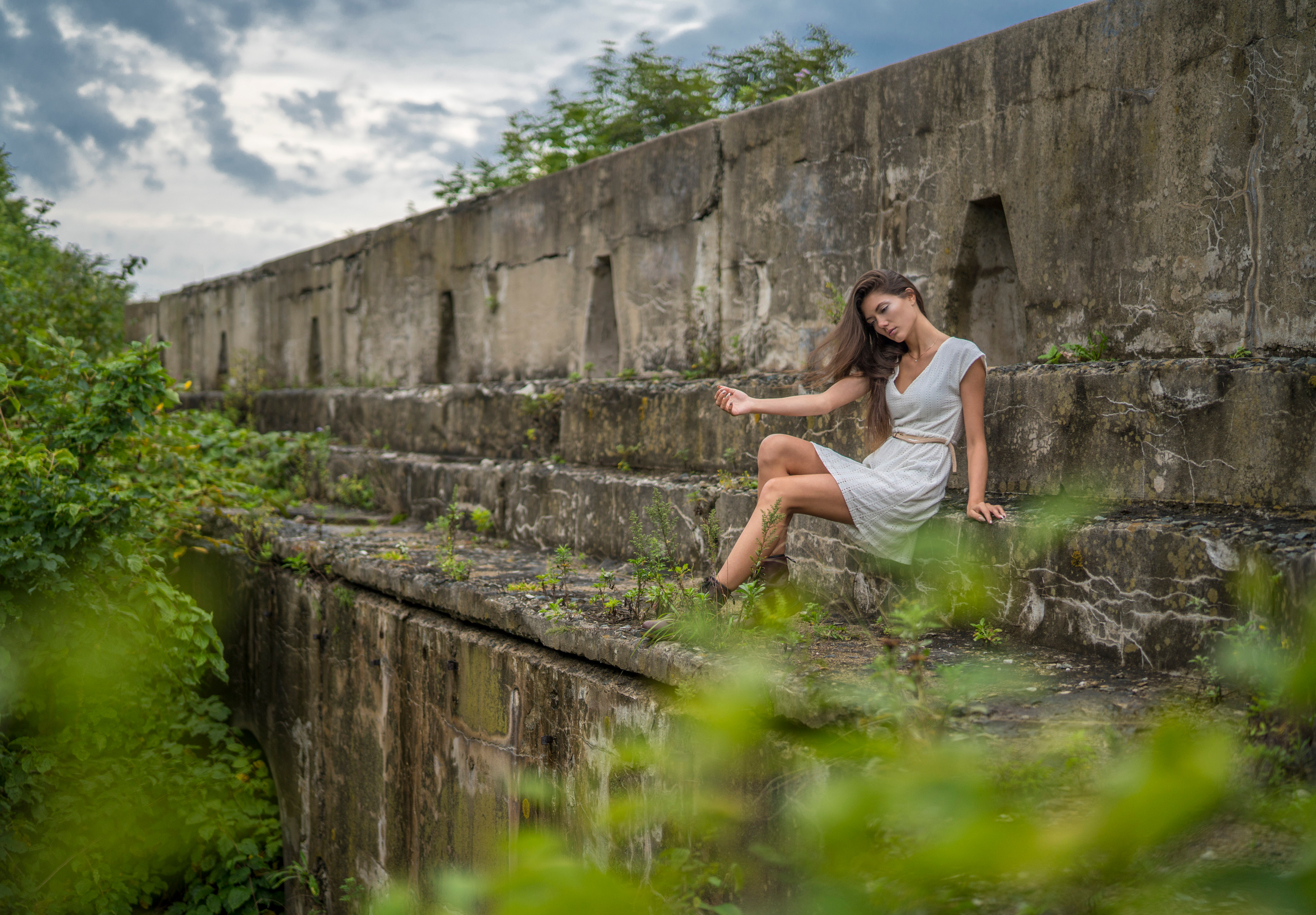 Кристина и форты. Фотограф Сергей Танков