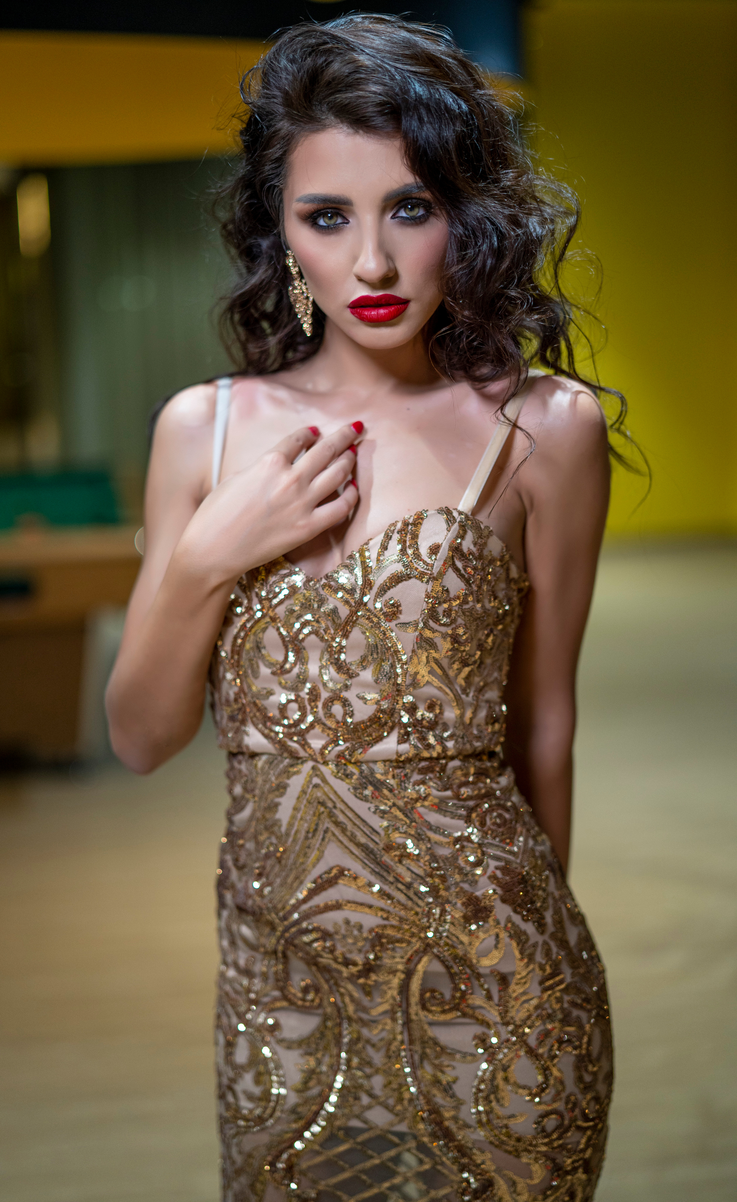 Анжелика в золотом. Фотограф Сергей Танков