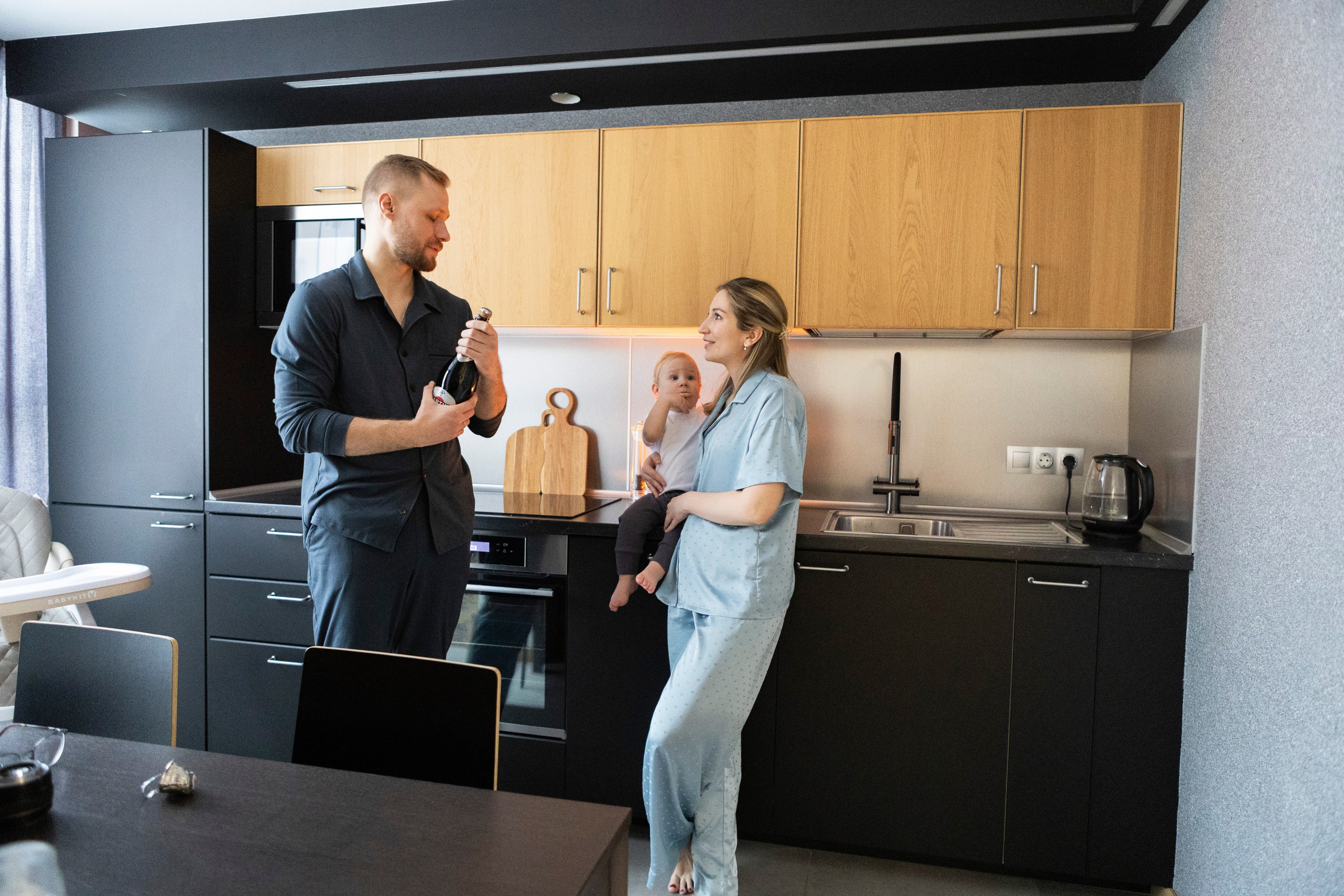 Домашняя новогодняя фотосессия. Семейный и портретный фотограф в Москве Елена Флегант