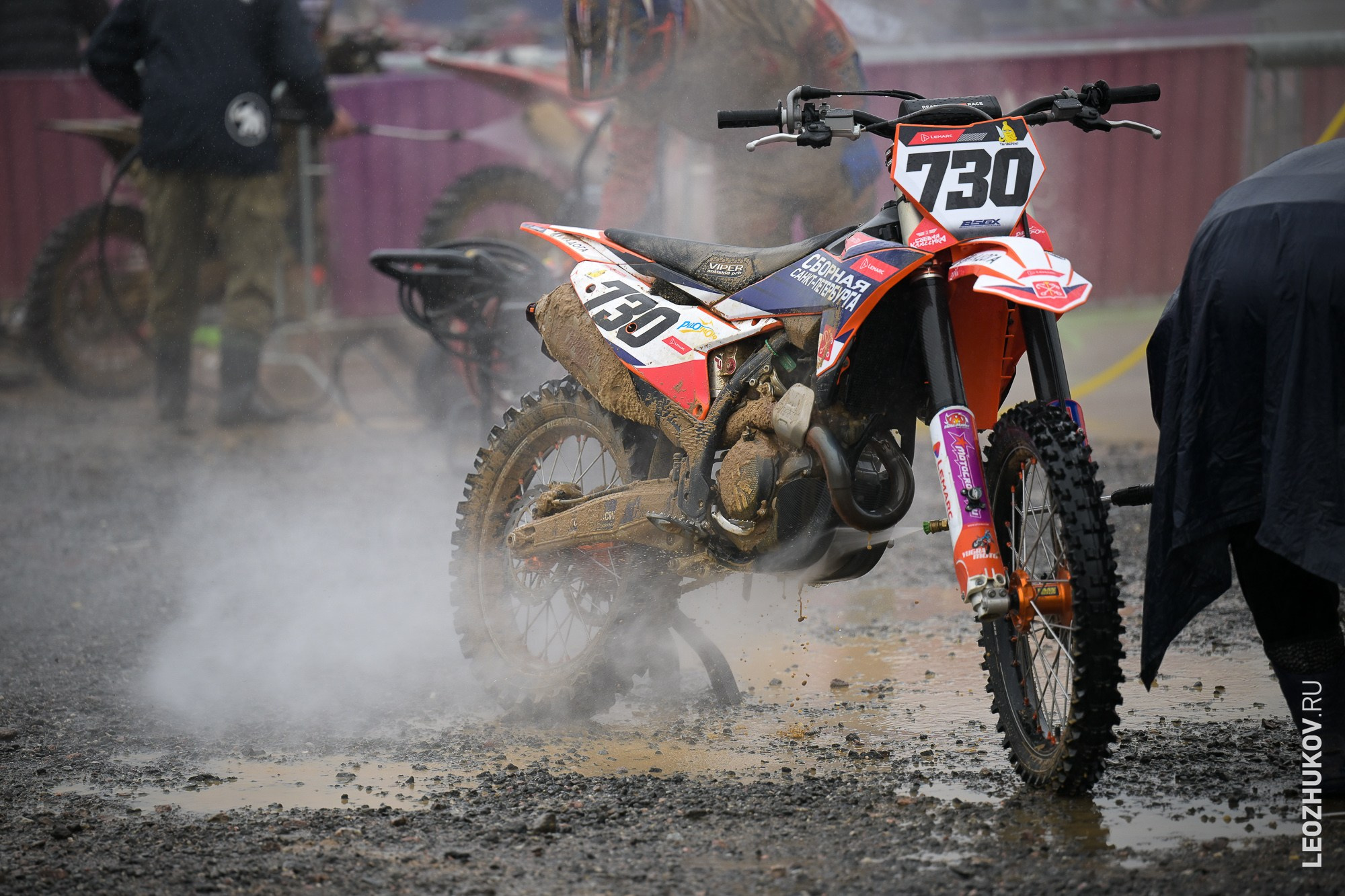 1 round of ММТ RGP russian motocross championships. Sports photographer Leonid Zhukov