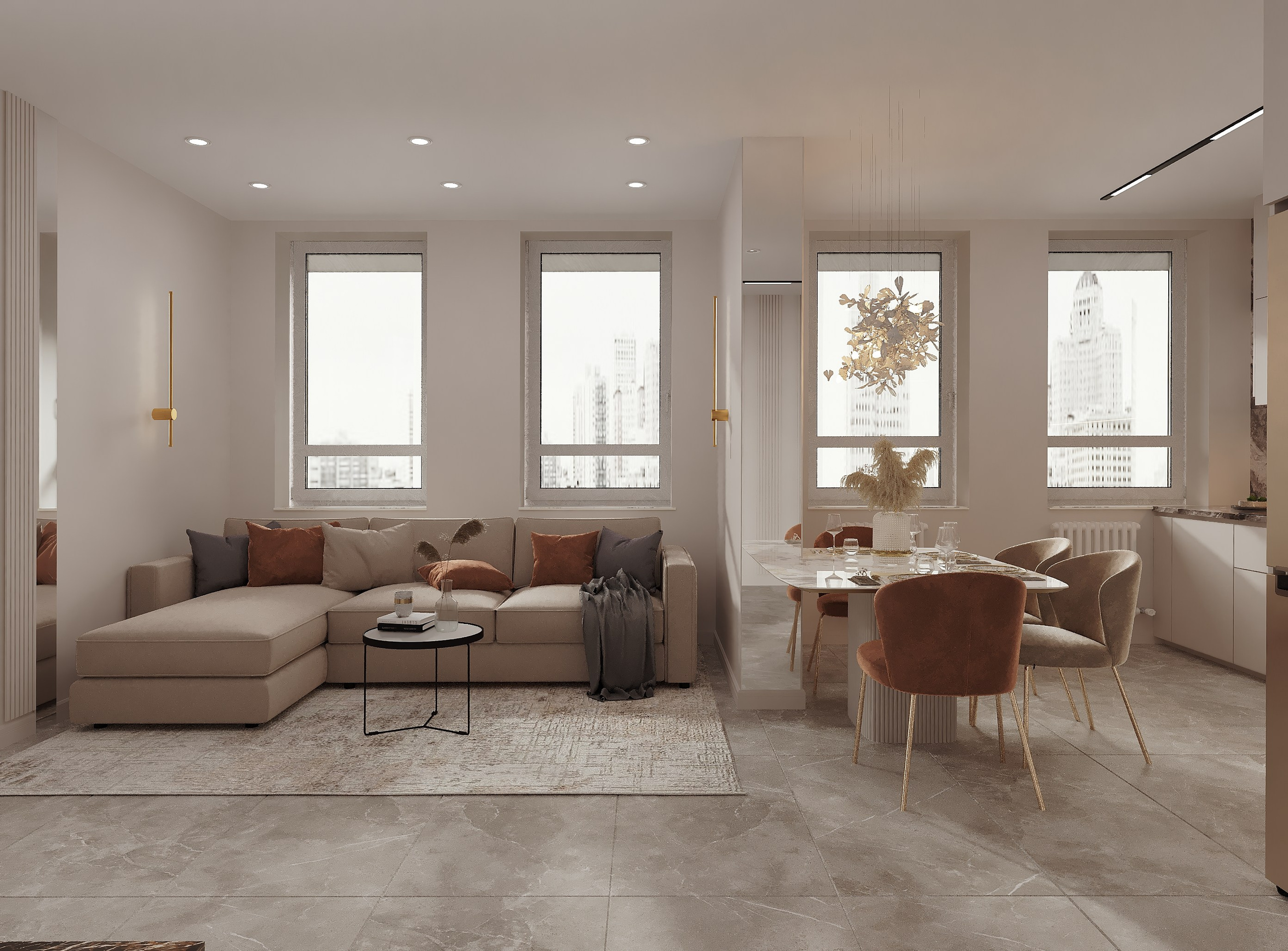 ЖК «Парк победы». Lina architector | Дизайн интерьера