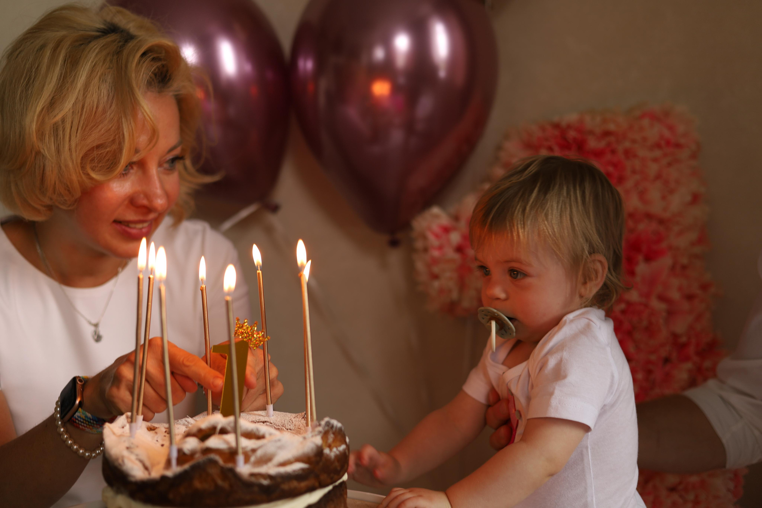 Первый день Рождения. Семейный и детский фотограф в Новосибирске, Москве Анна Кутарева