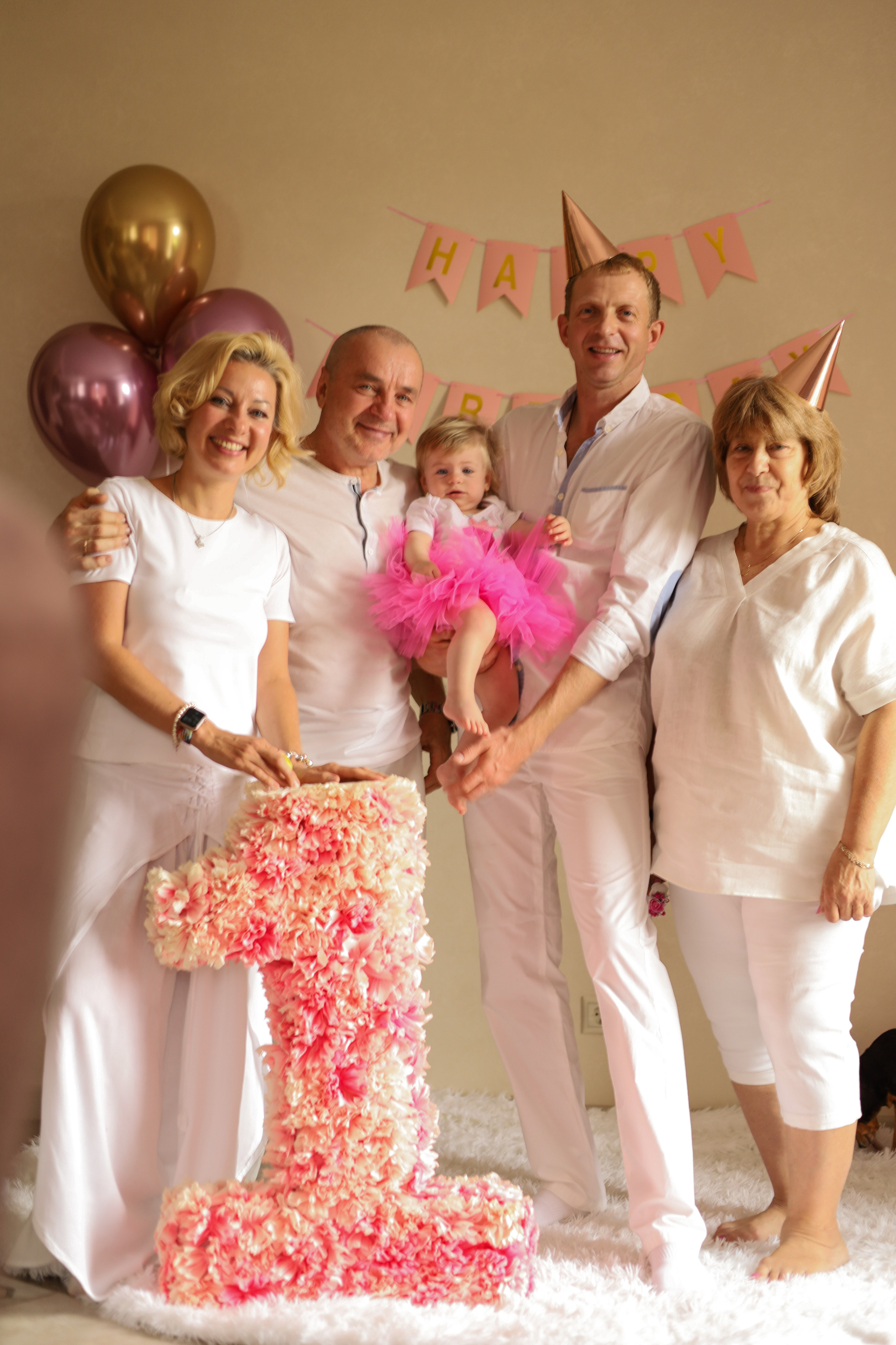 Первый день Рождения. Семейный и детский фотограф в Новосибирске, Москве Анна Кутарева