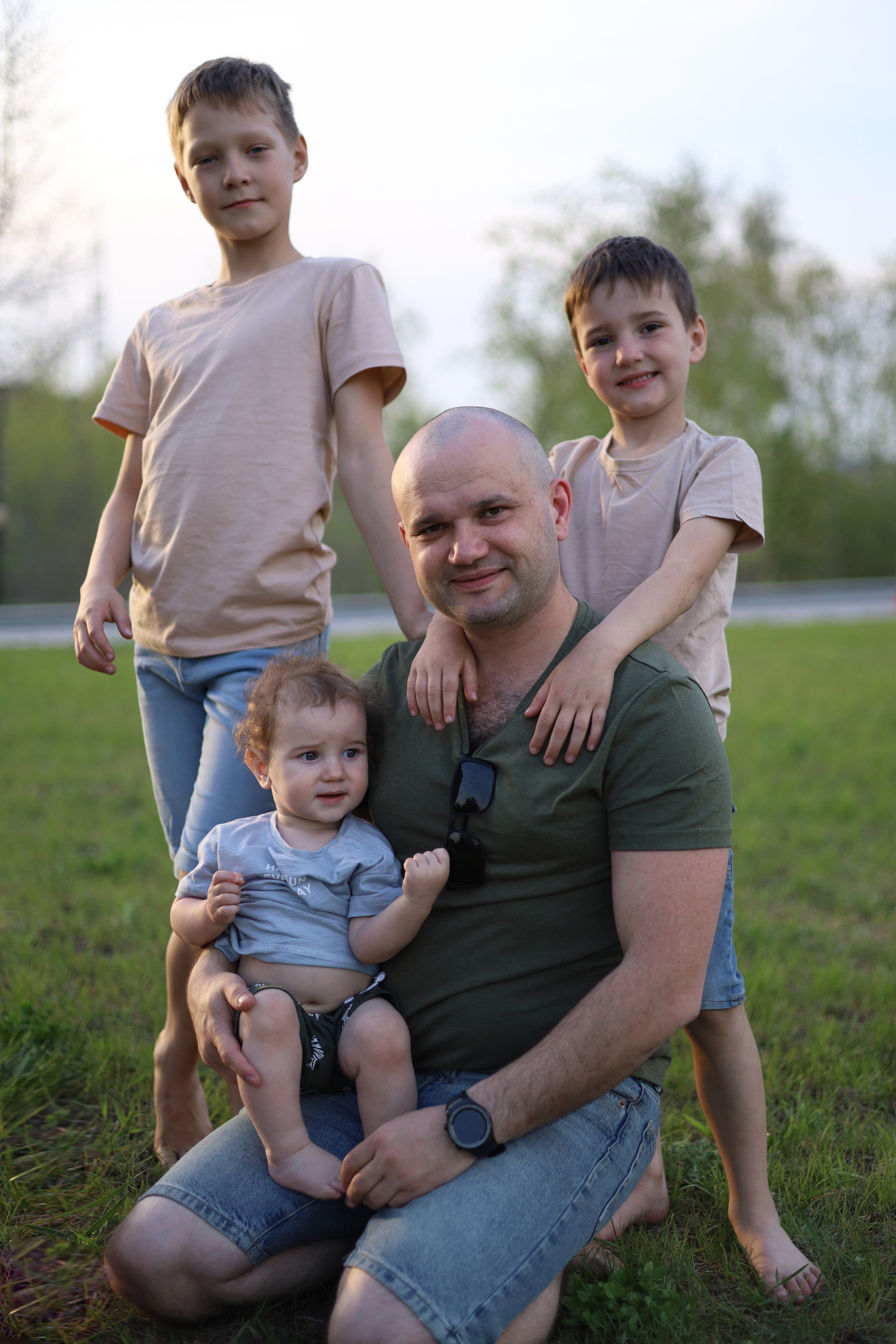 Прогулка большой и дружной семьи. Семейный и детский фотограф в Новосибирске, Москве Анна Кутарева