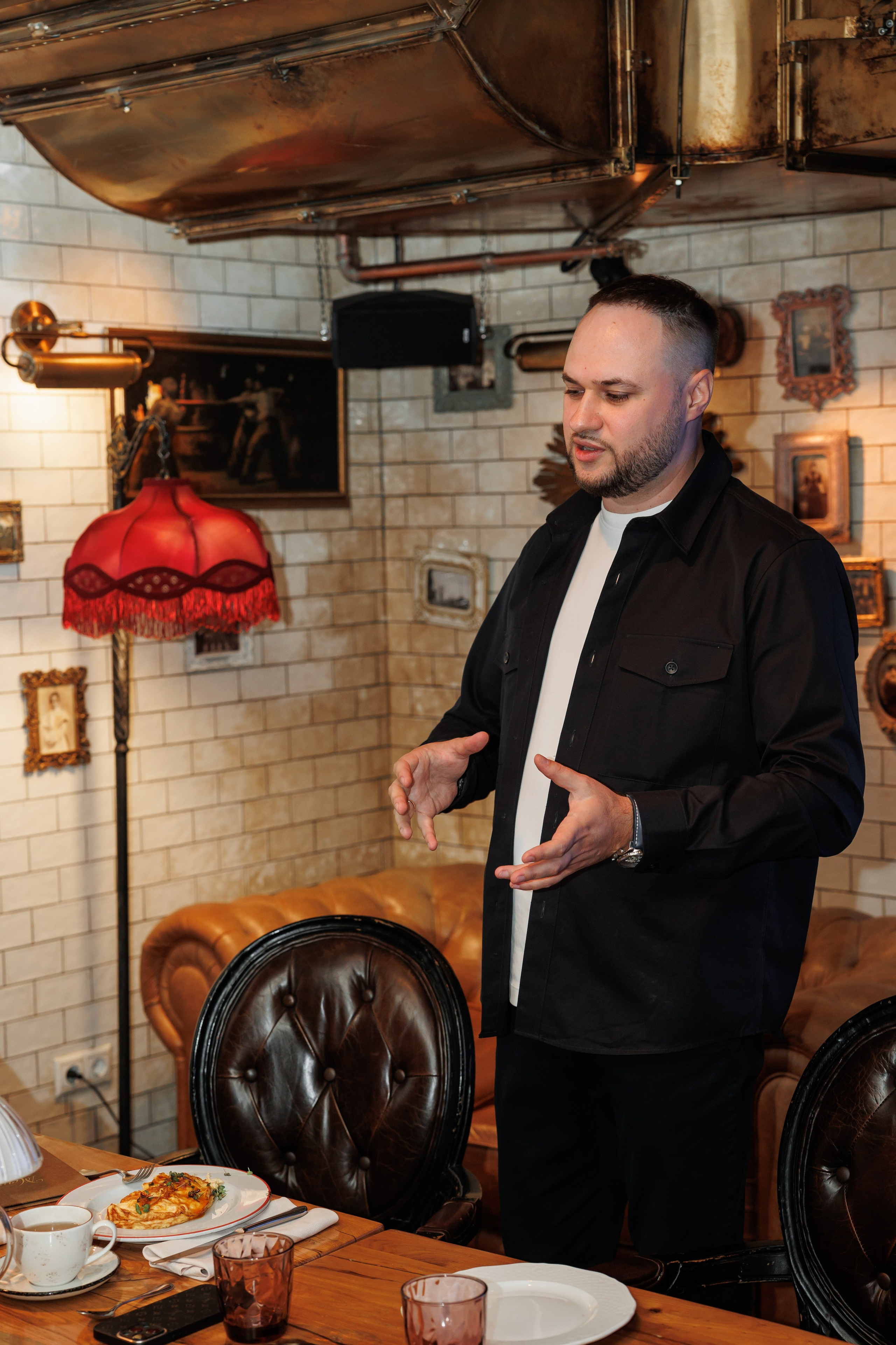 Деловой завтрак, ресторан «Матрешка». Свадебный и репортажный фотограф (Москва, Королев и другие)