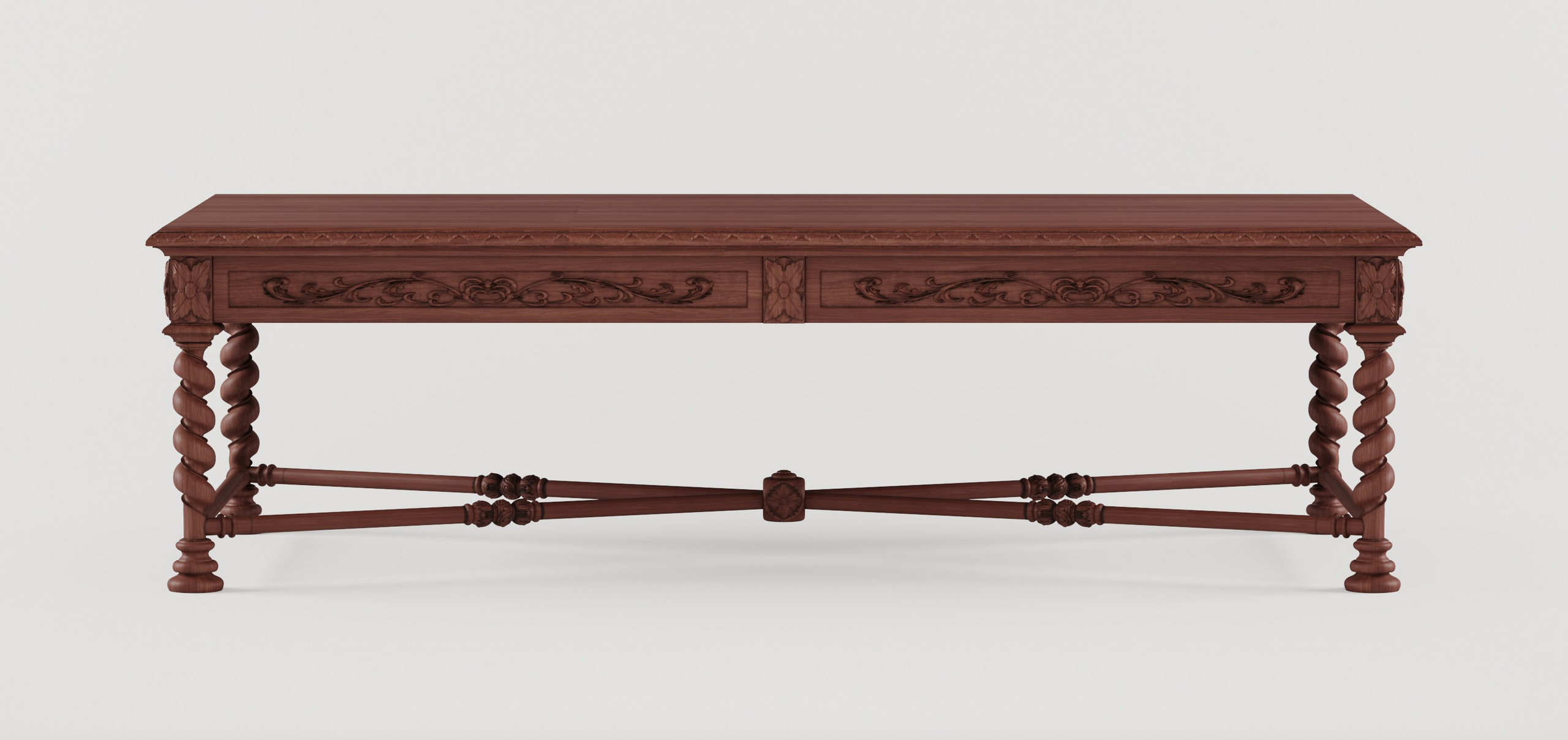 Стол с резным декором. Студия дизайна интерьера RISE DESIGN STUDIO