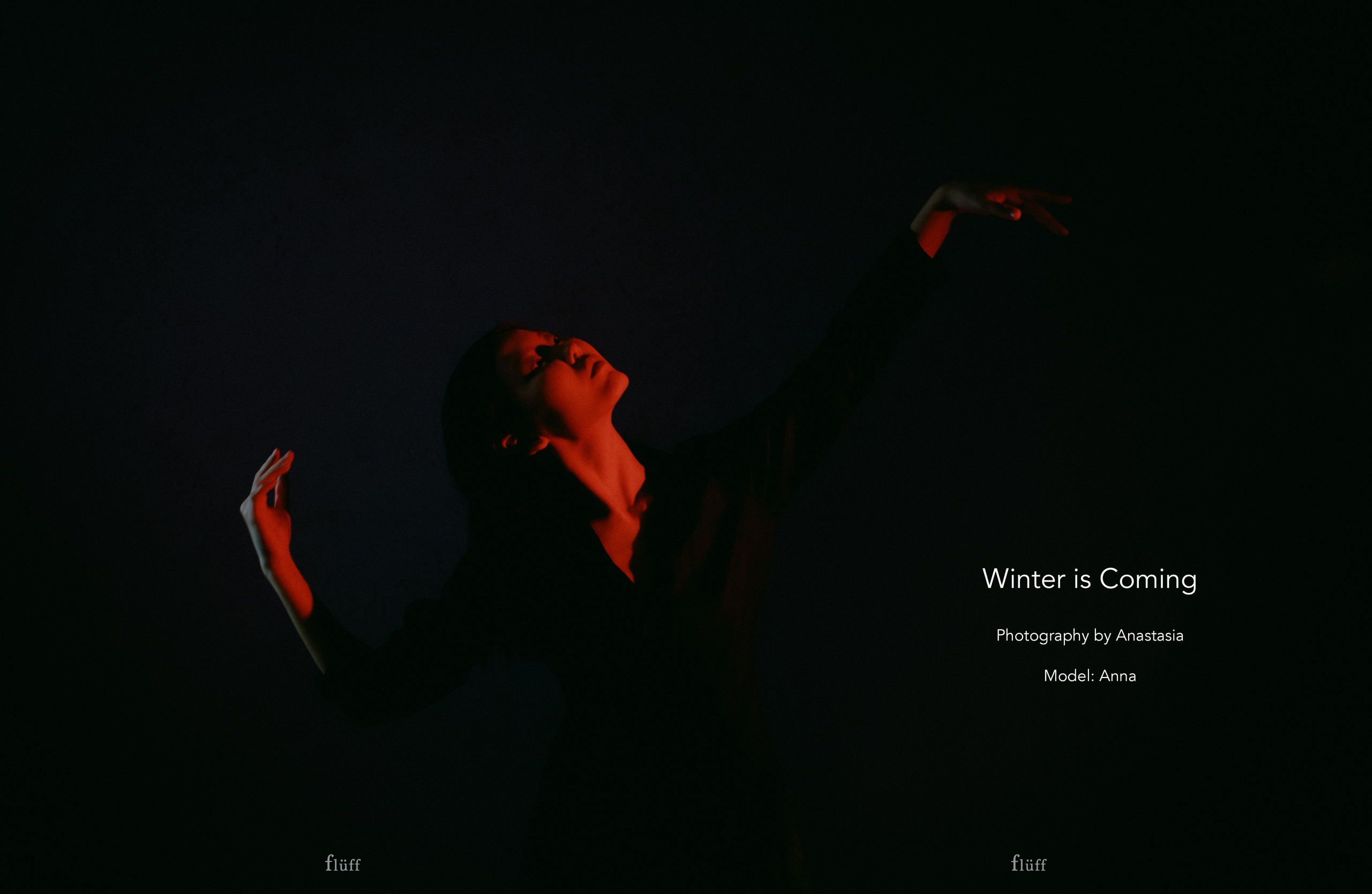 Winter is coming. Photographer Anastasia Bondarchuk