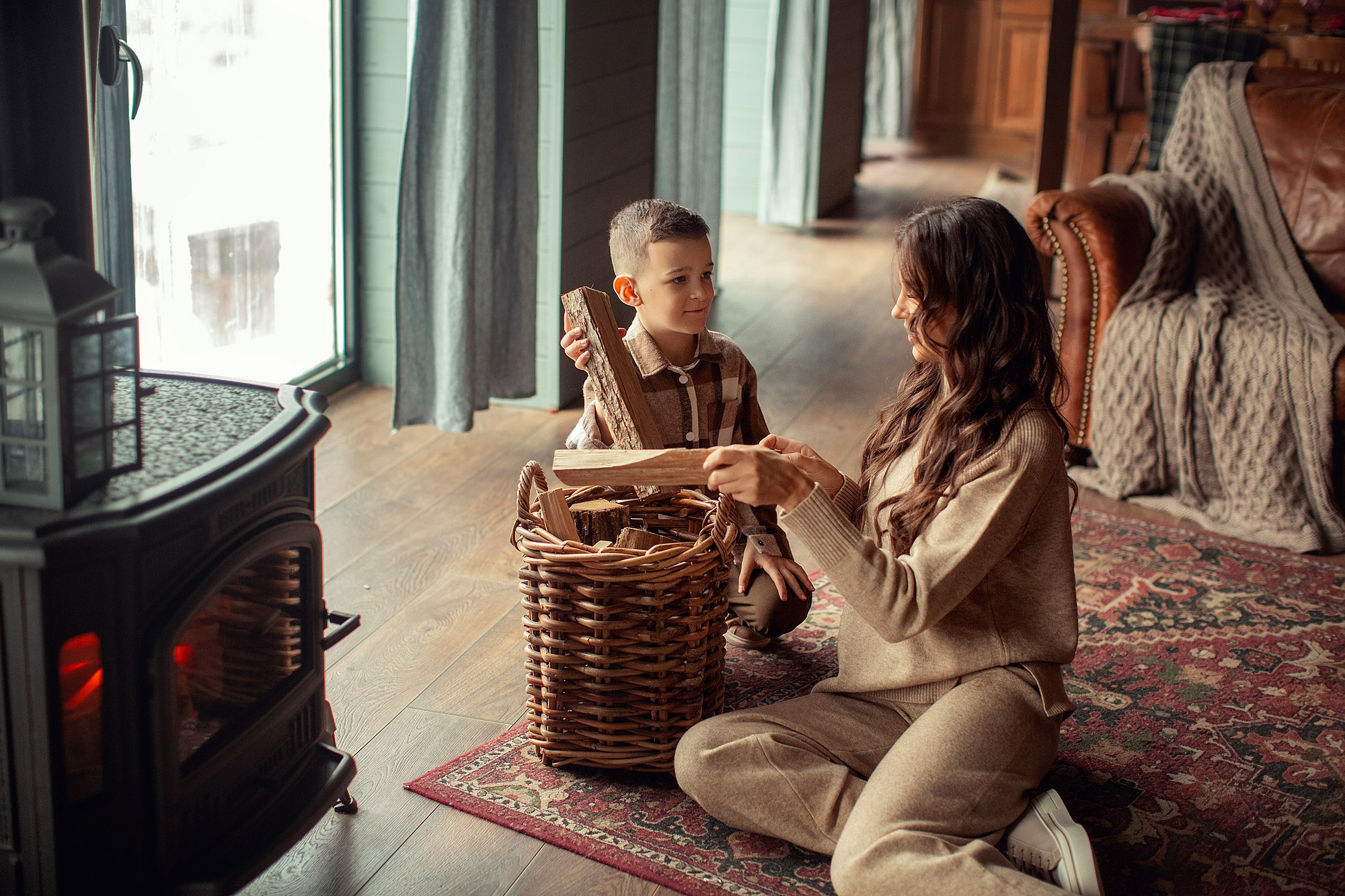 Студийная съемка мамы с сыновьями. Tatyana Nadezhdina Family photographer