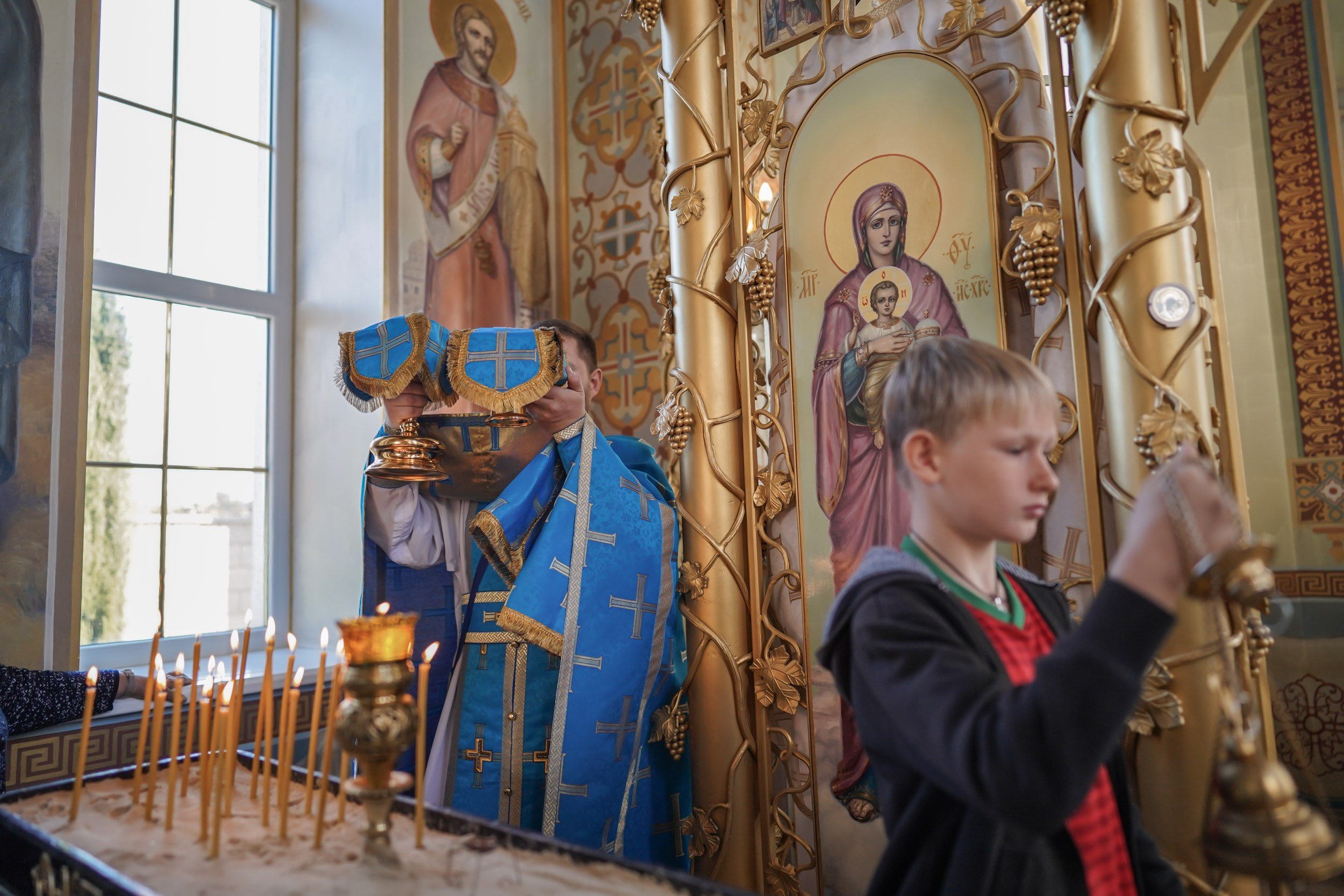 Покров Пресвятой Богородицы в храме ап. Андрея Первозванного. Церковный фотограф Севастополь