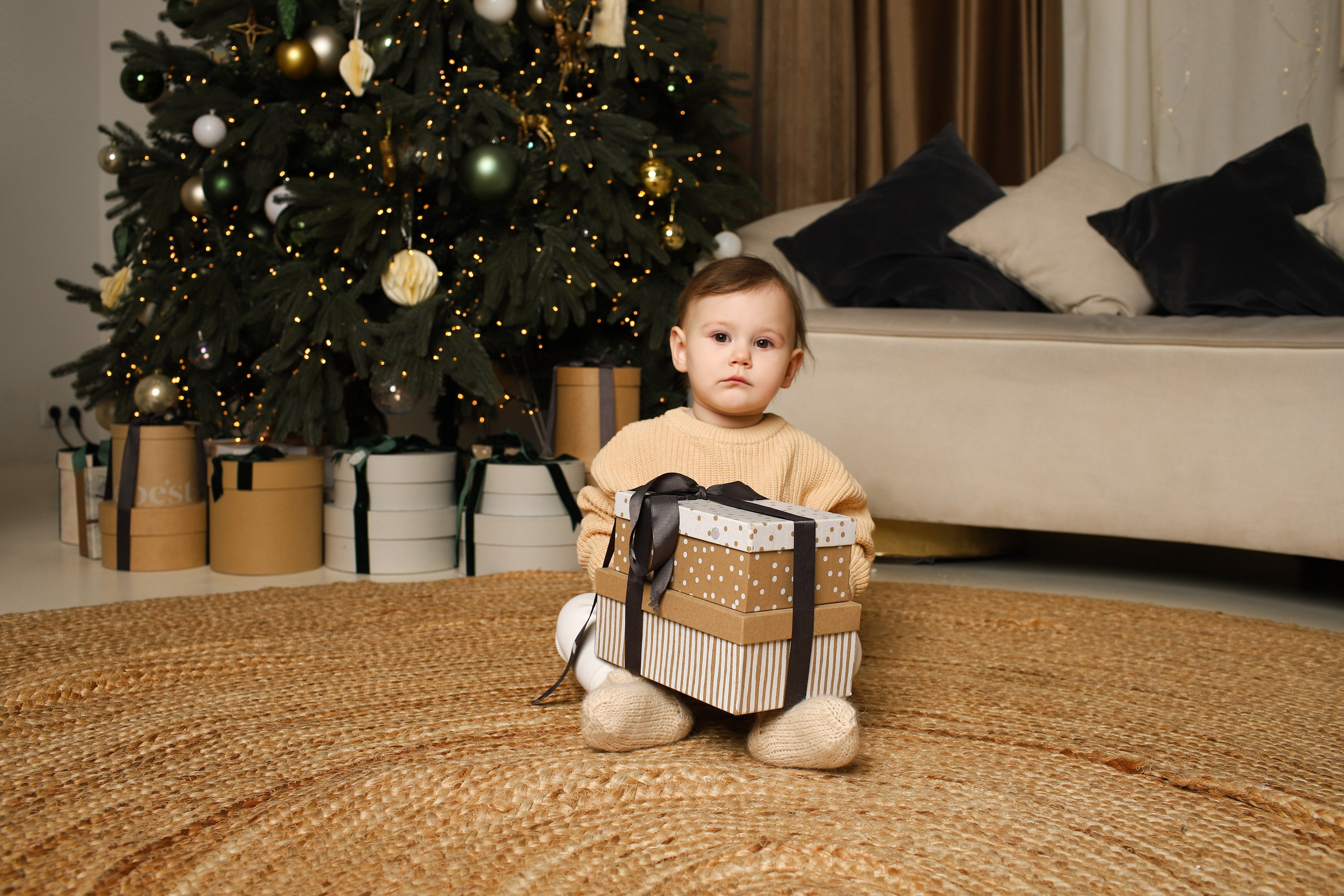 Новогодние детские фотосессии. Ирина Кан Фотограф новорожденных в Екатеринбурге