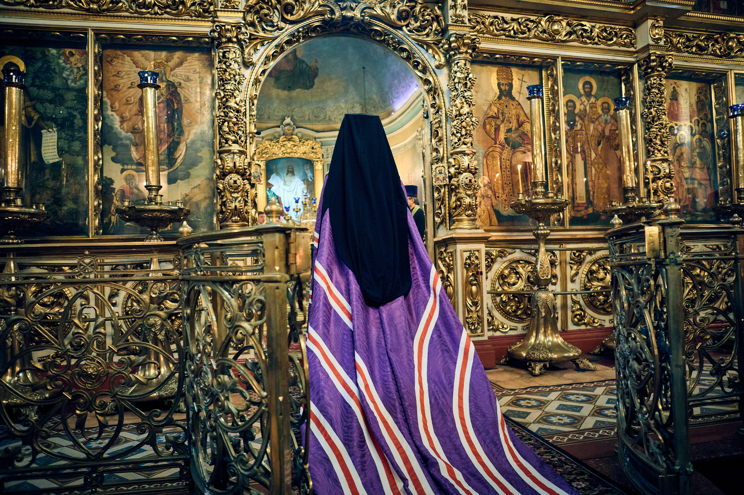 На всенощном бдении под Неделю ваий. DMITRY MOISEENKO — фотограф, художник, топ-стилист