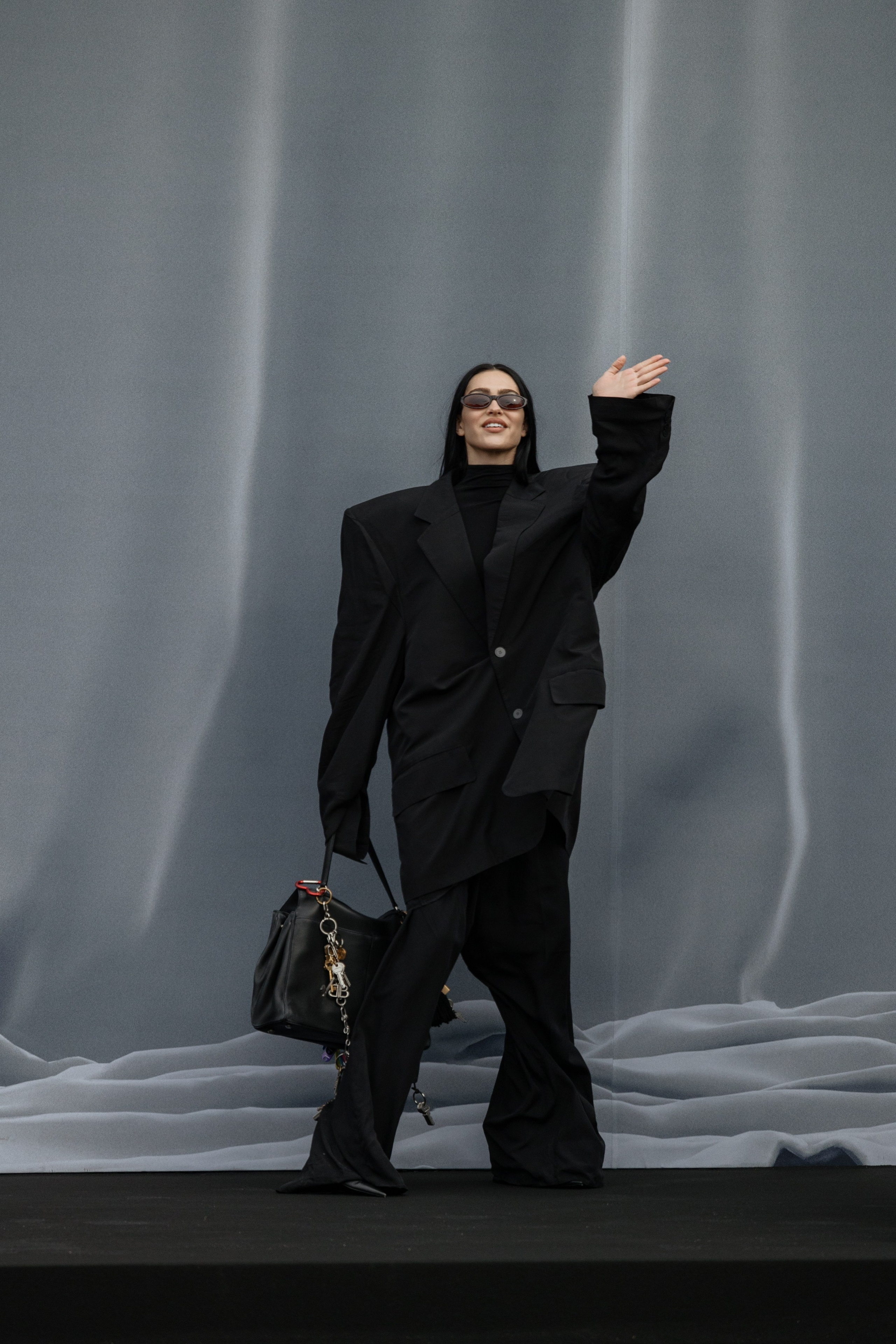 BALENCIAGA PFW WOMENSWEAR FALL-WINTER 24/25. Photographer in Milan Ivan Goncharov