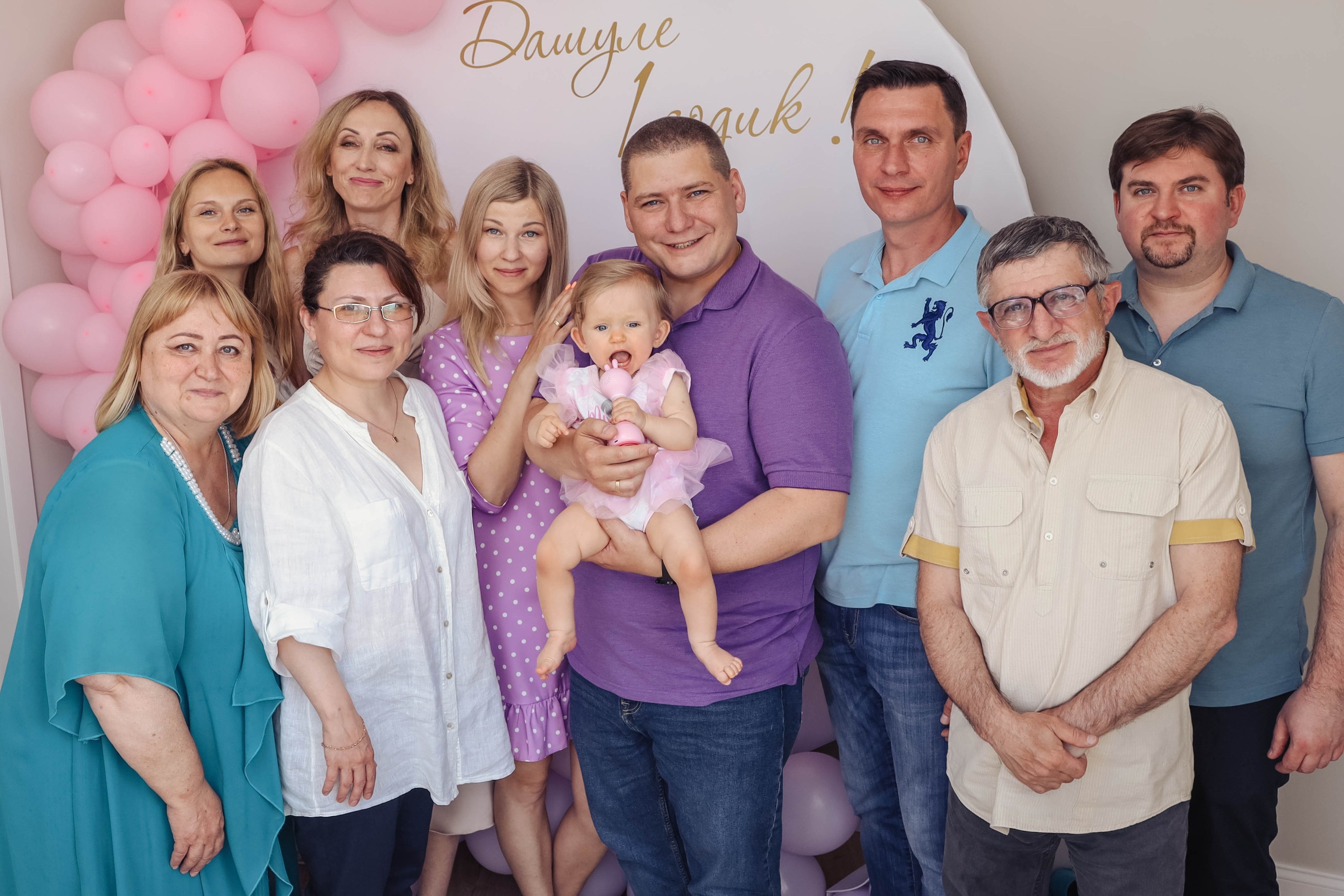 Даша 1 год. Семейный, детский, свадебный фотограф в Москве, Люберцах