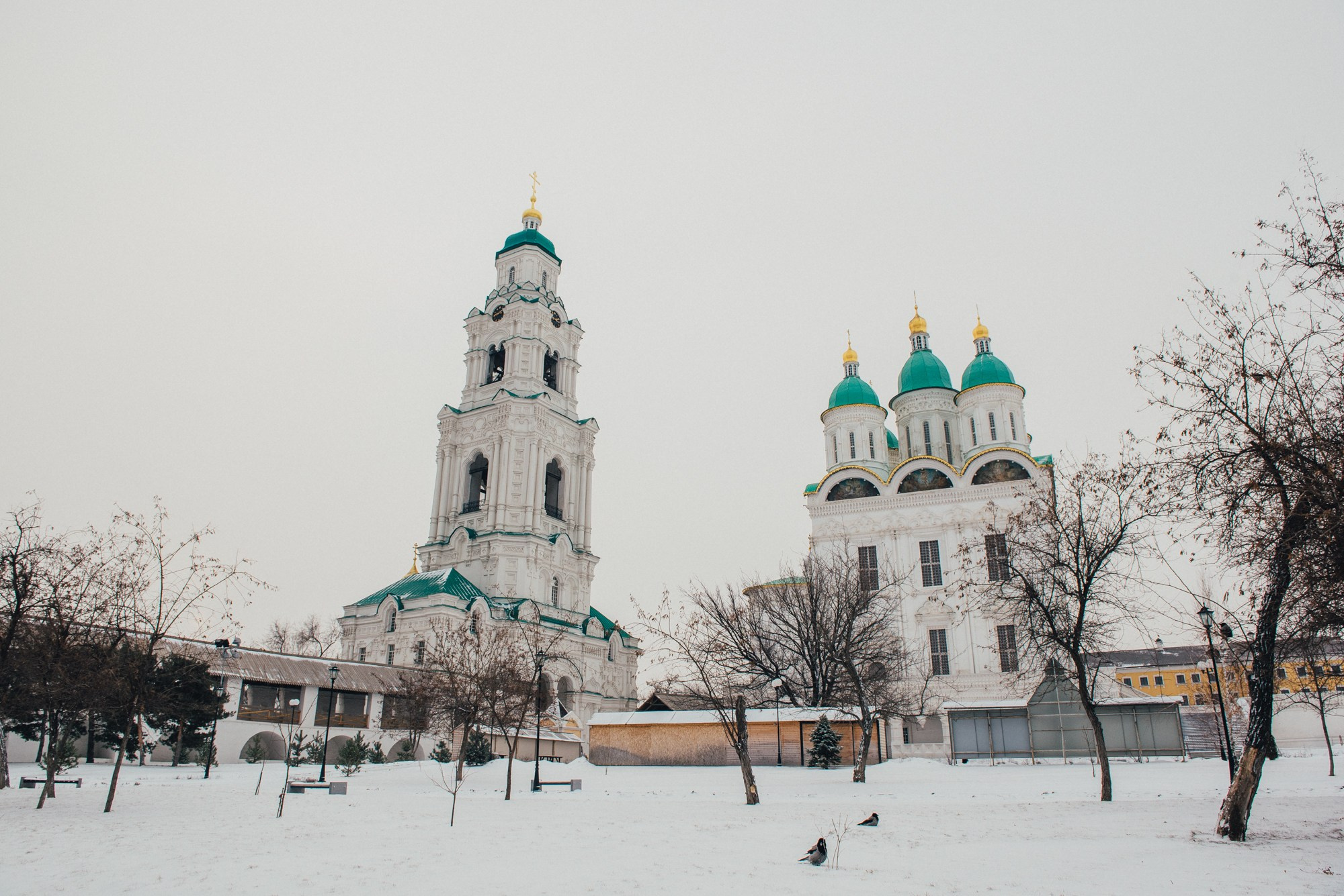 Кремль в снегу. Утро. Фотограф Анатолий Деникин