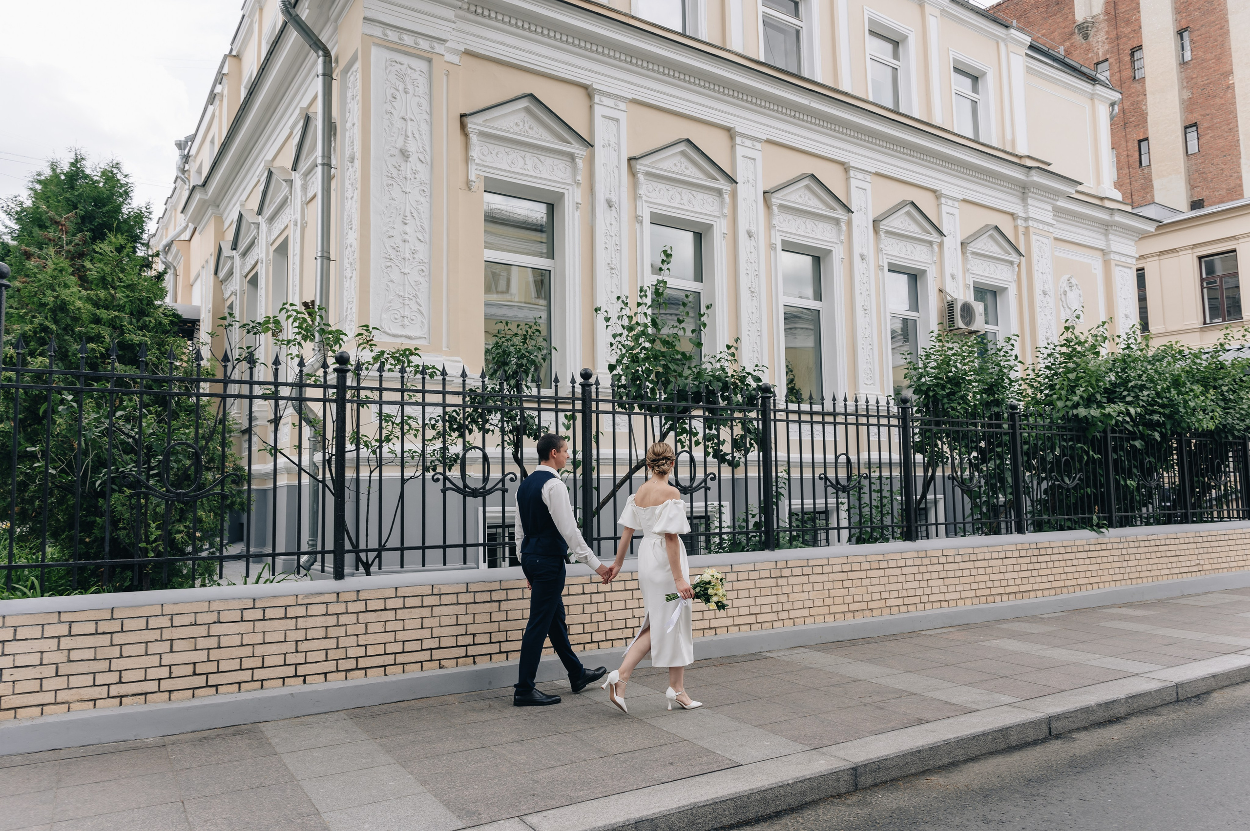 Свадебная фотосессия в Грибоедовском ЗАГСе. Портретный фотограф Москва Светлана Кашура