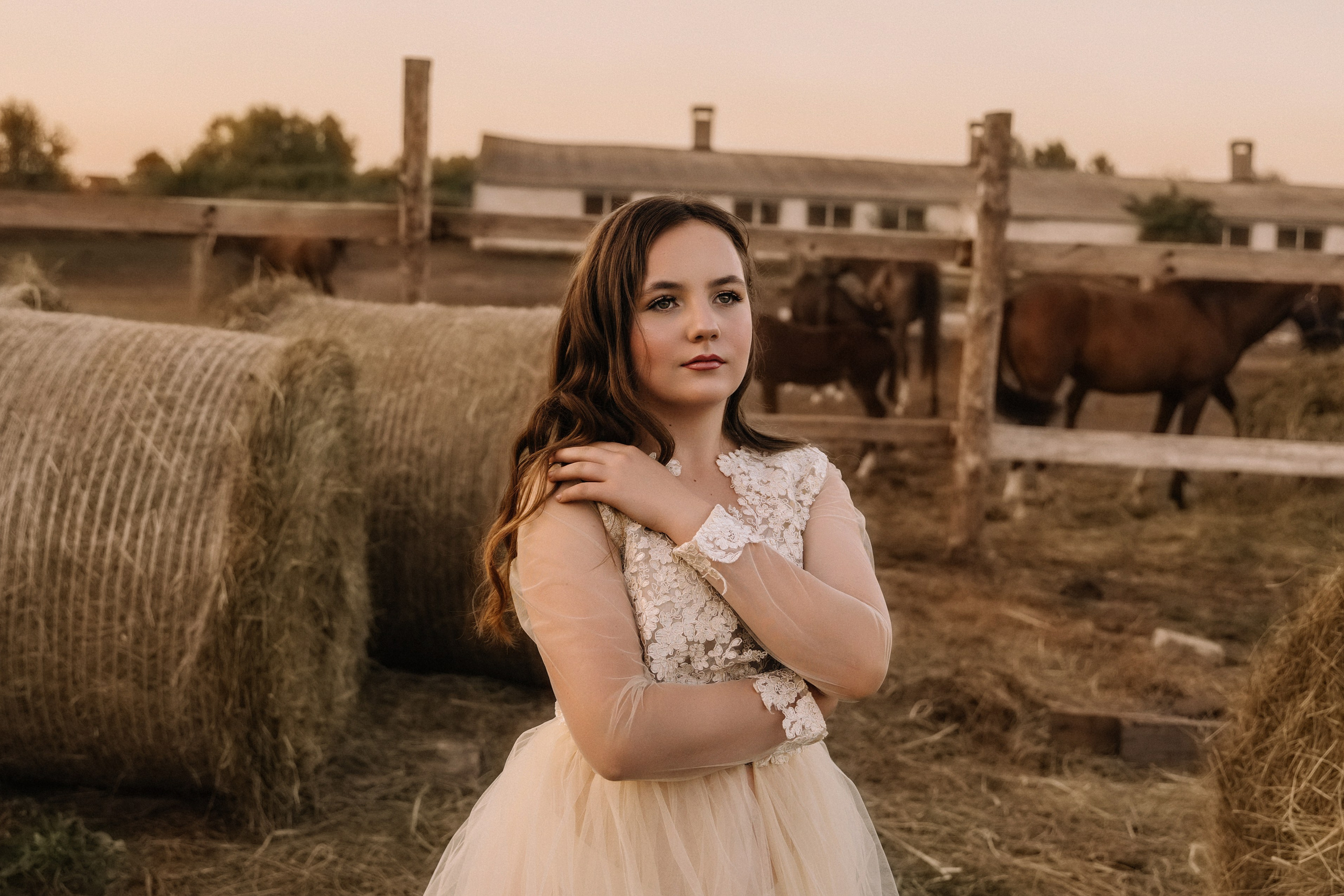 Евгения. Фотосессия с лошадьми. Семейный фотограф в Белгороде Амелина Алина