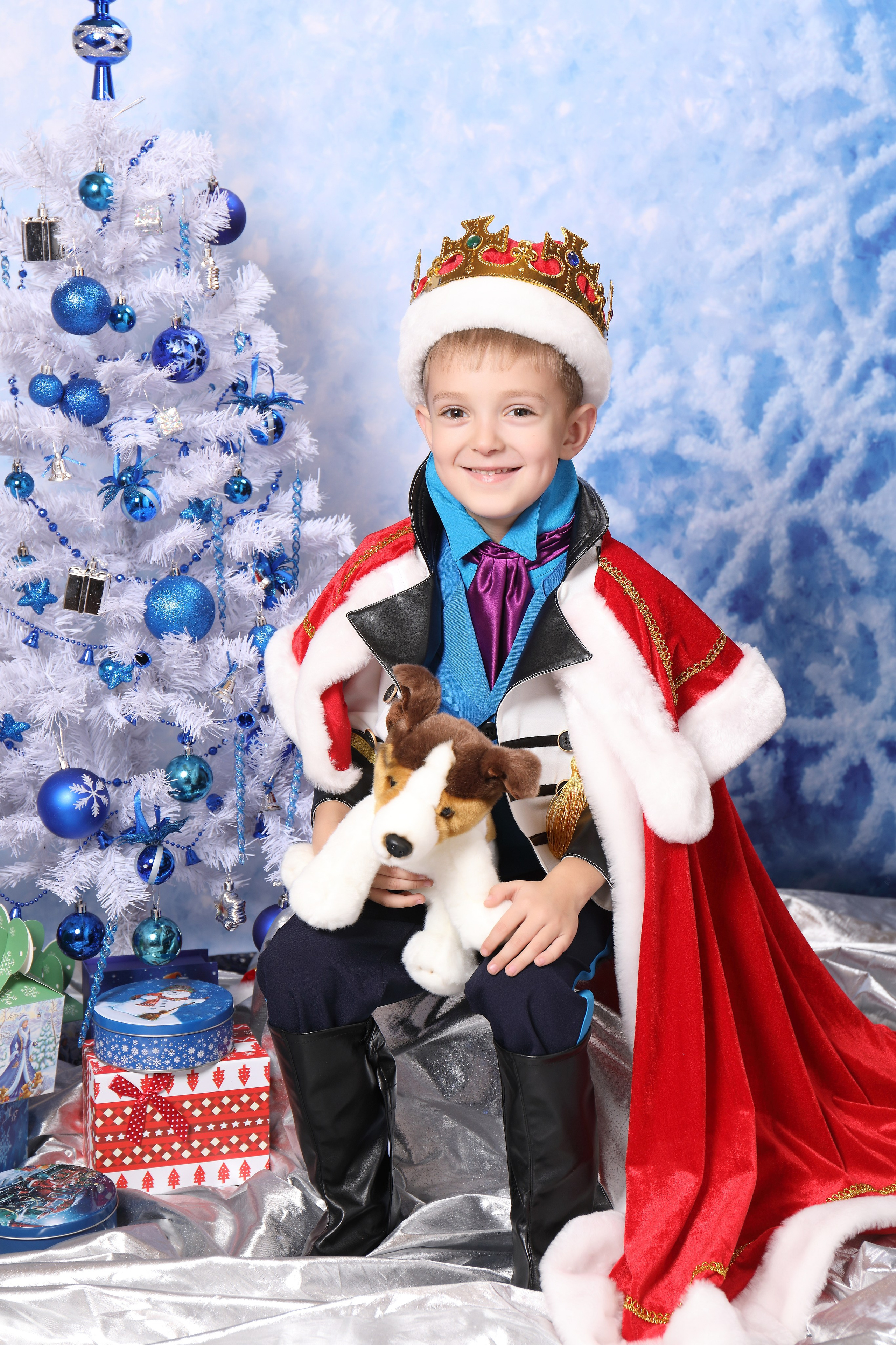 Морозный замок. Детская выездная фотостудия