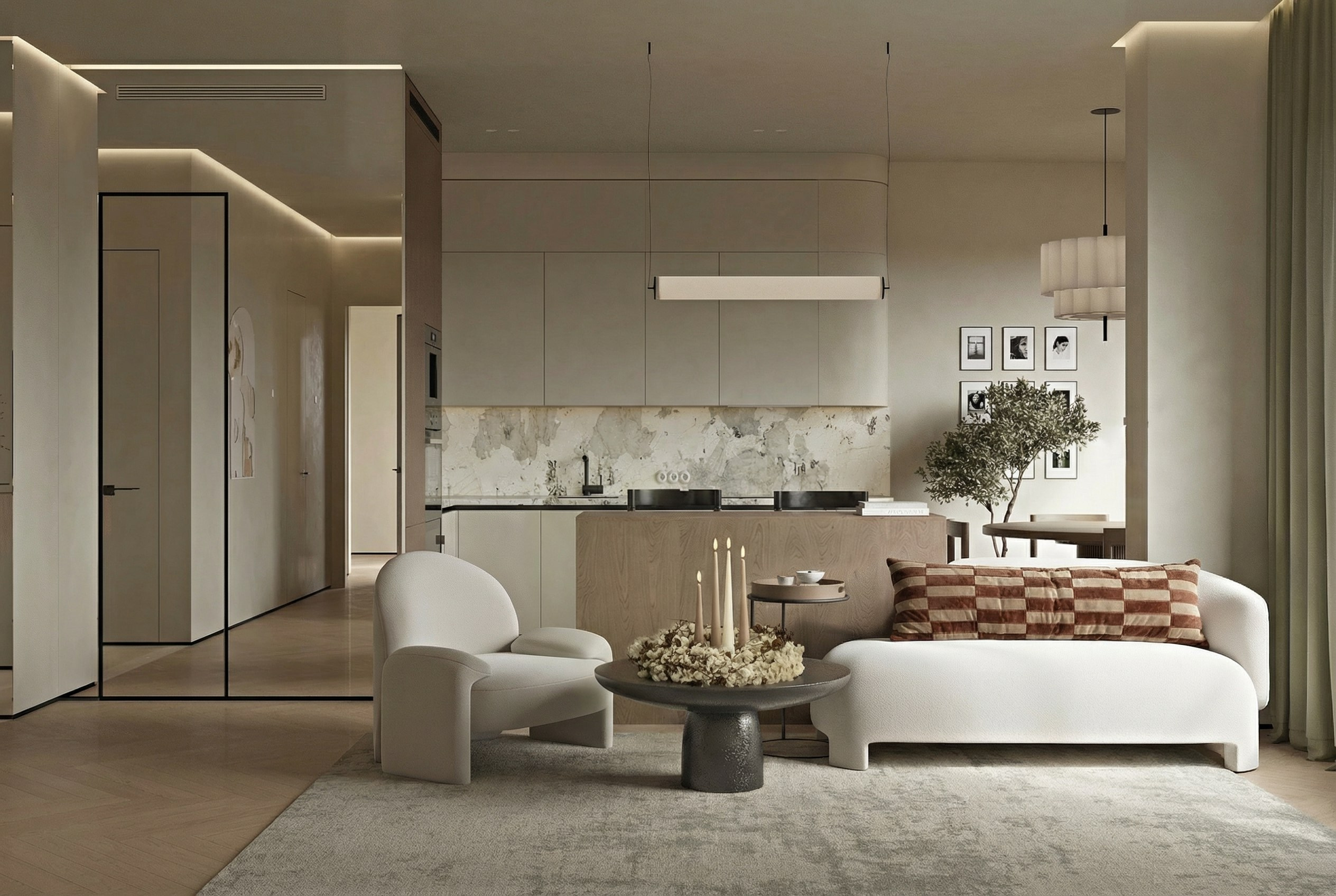 3д визуализация ЖК Роттердам кв 80 м². Ксения. 3D‑визуализатор