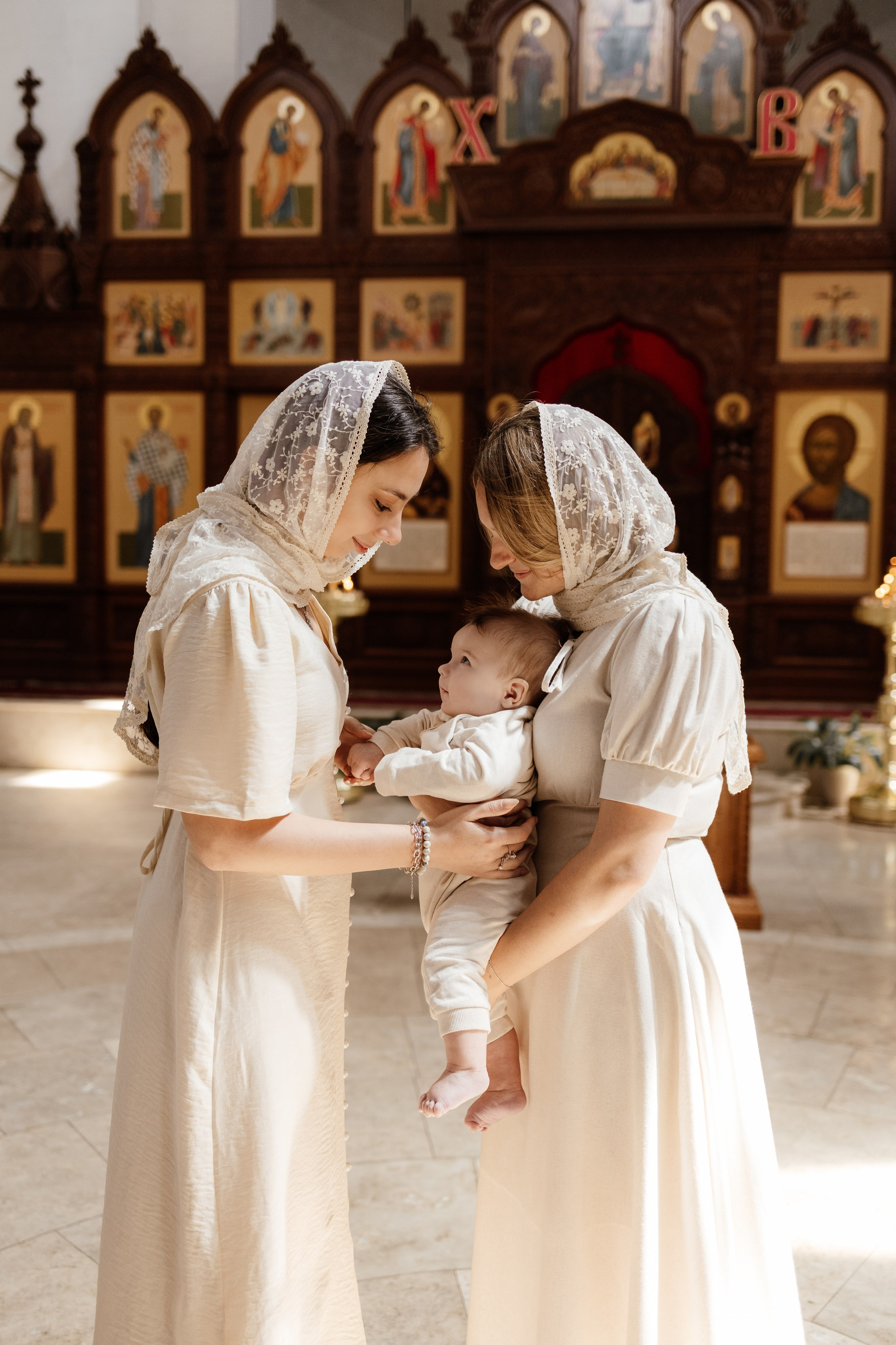 Таинство Крещения Саши. Фотограф новорождённых Newborn Москва