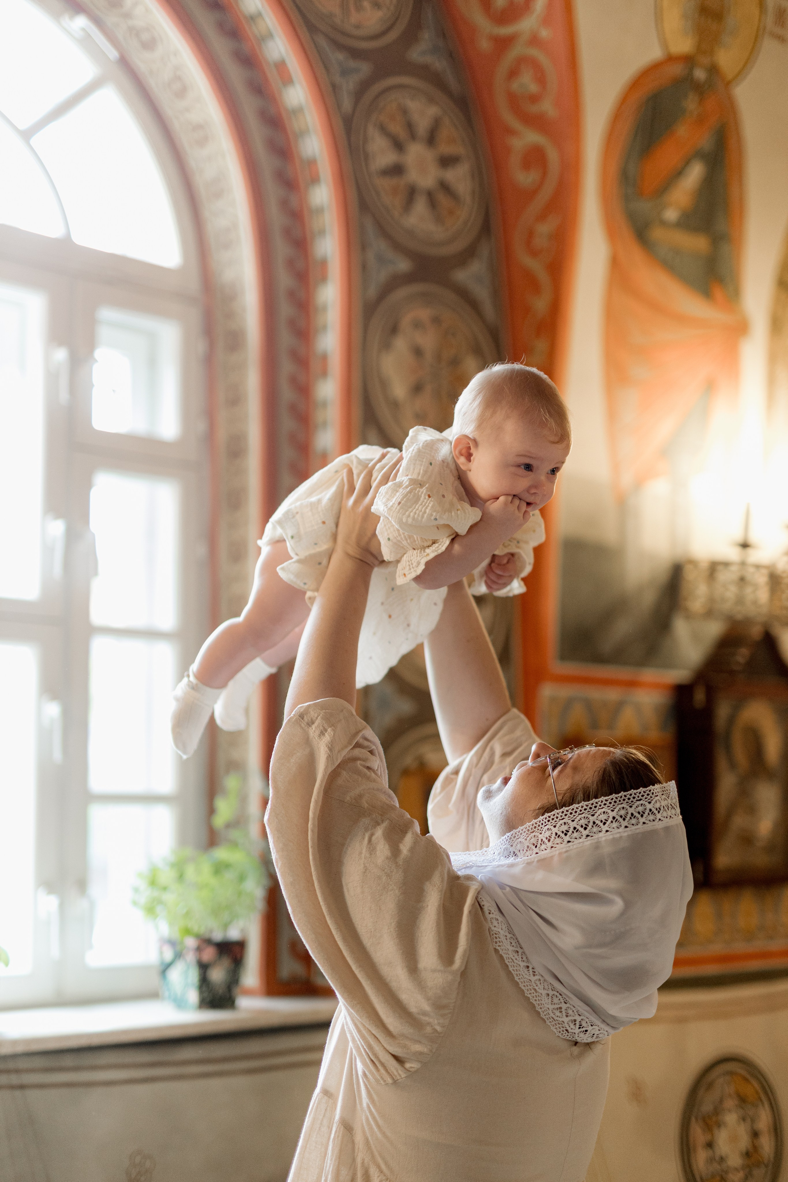 Таинство Крещения Веры. Фотограф новорождённых Newborn Москва