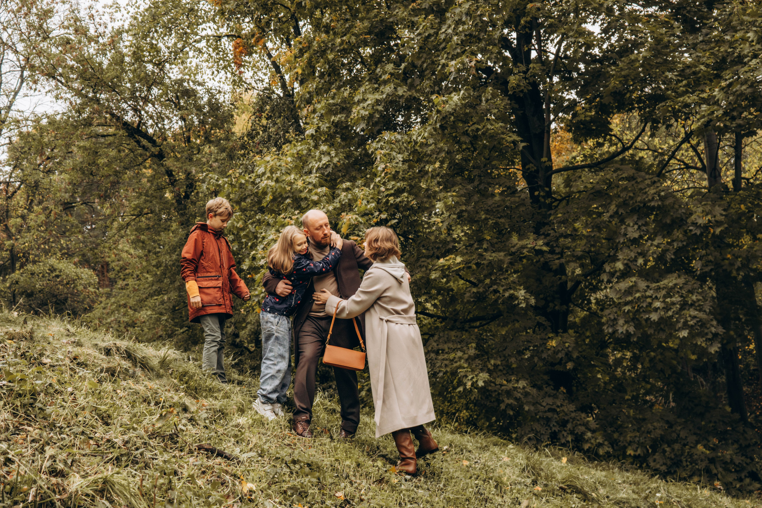 Осенняя семейная съемка в парке Царицыно. Фотограф Москва Валерия Веденина
