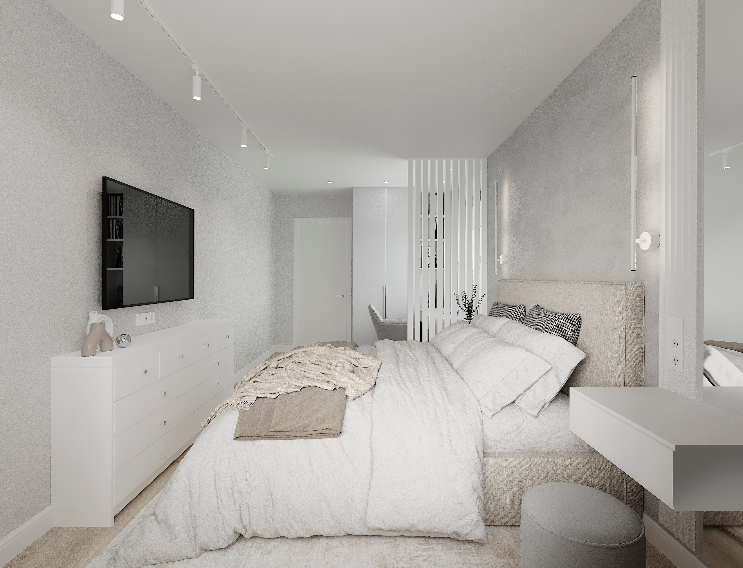 Интерьер в современном стиле с яркими акцентами г. Москва. Lina architector | Дизайн интерьера