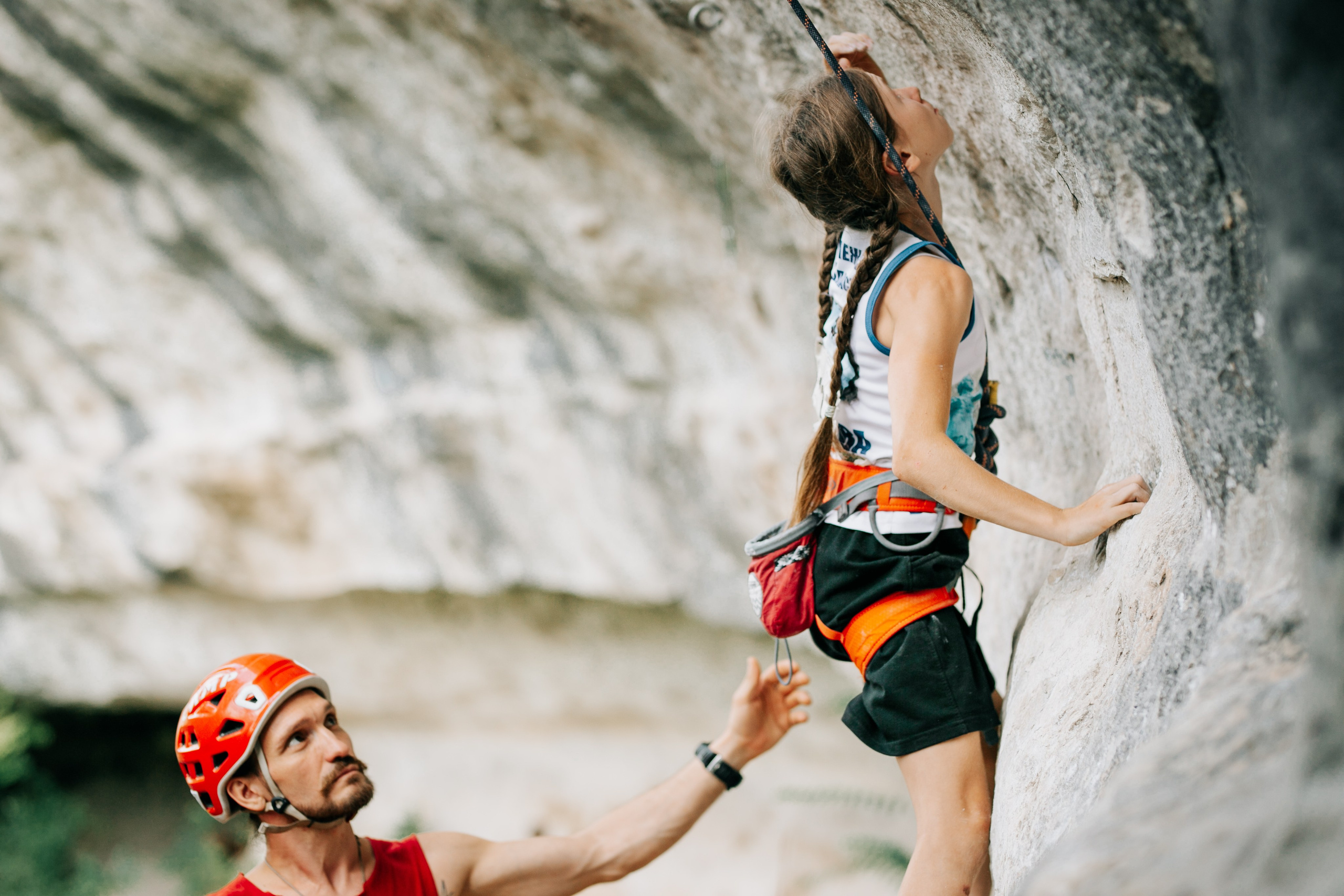 Соревнования по скалолазанию. Фотограф в Крыму