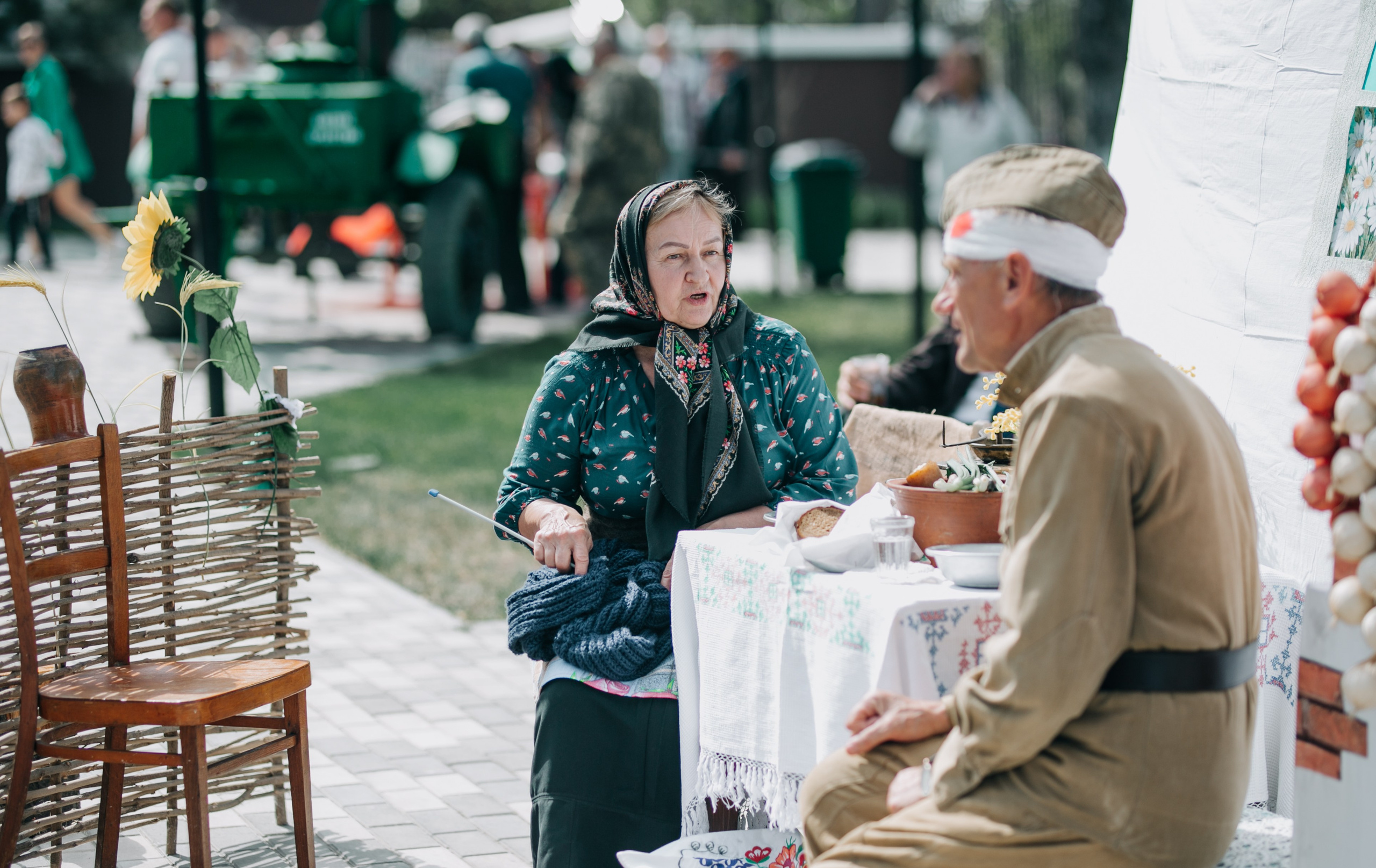 День освобождения Бахчисарая от нееко-фашистских захватчиков. Фотограф в Крыму