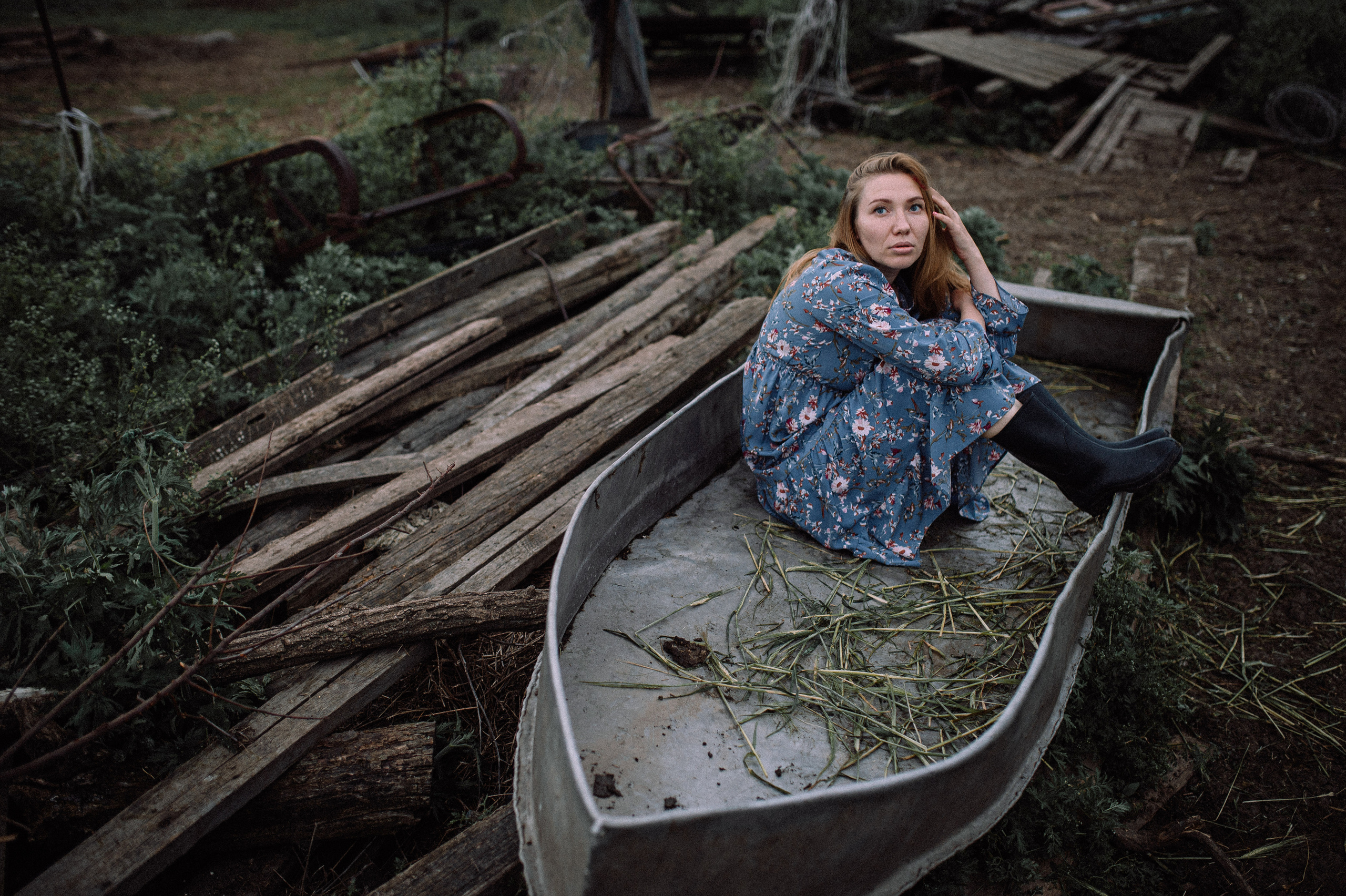 Женский портрет. Хозяйство. Фотограф Котова Валентина