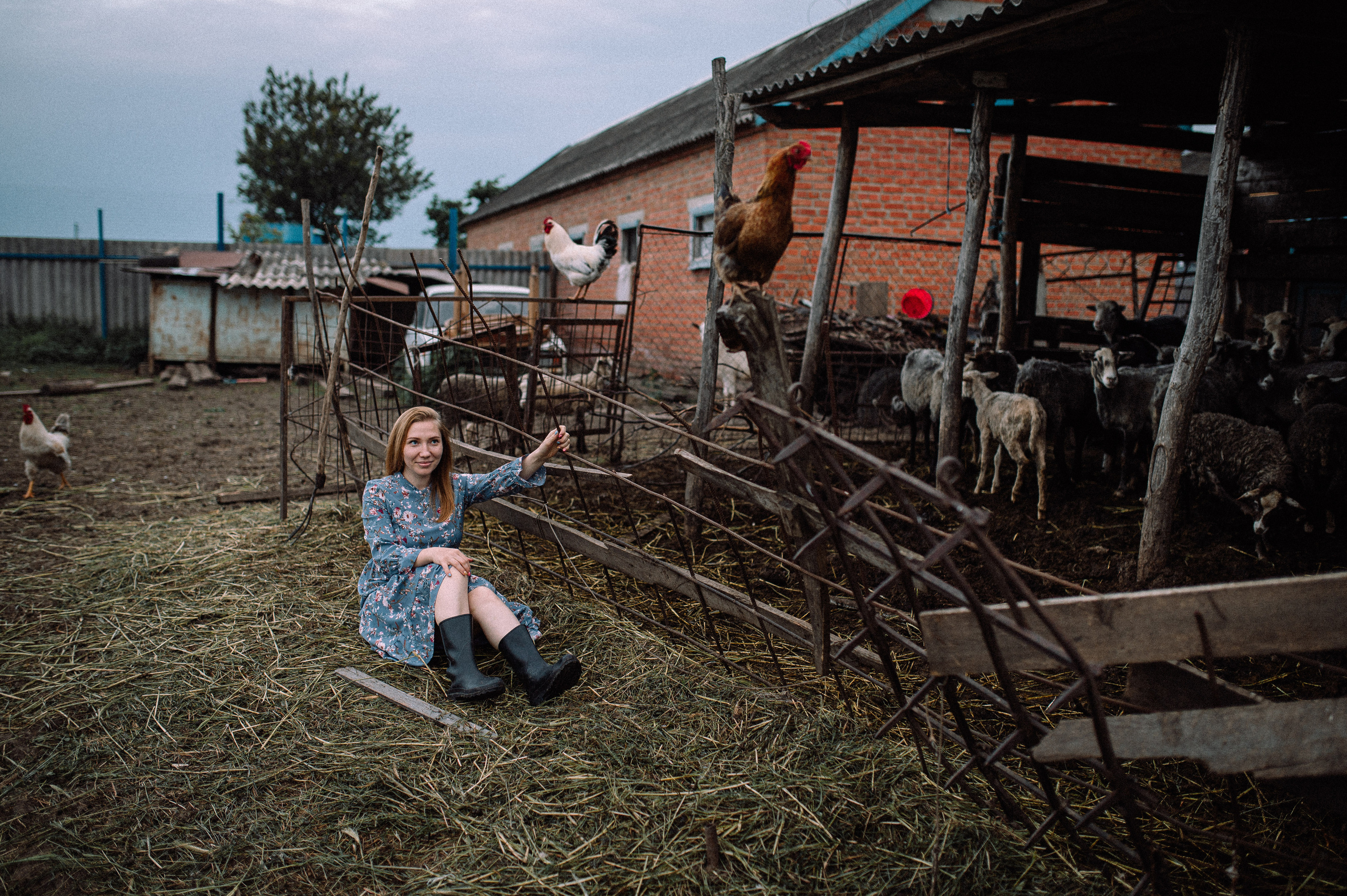 Женский портрет. Хозяйство. Фотограф Котова Валентина